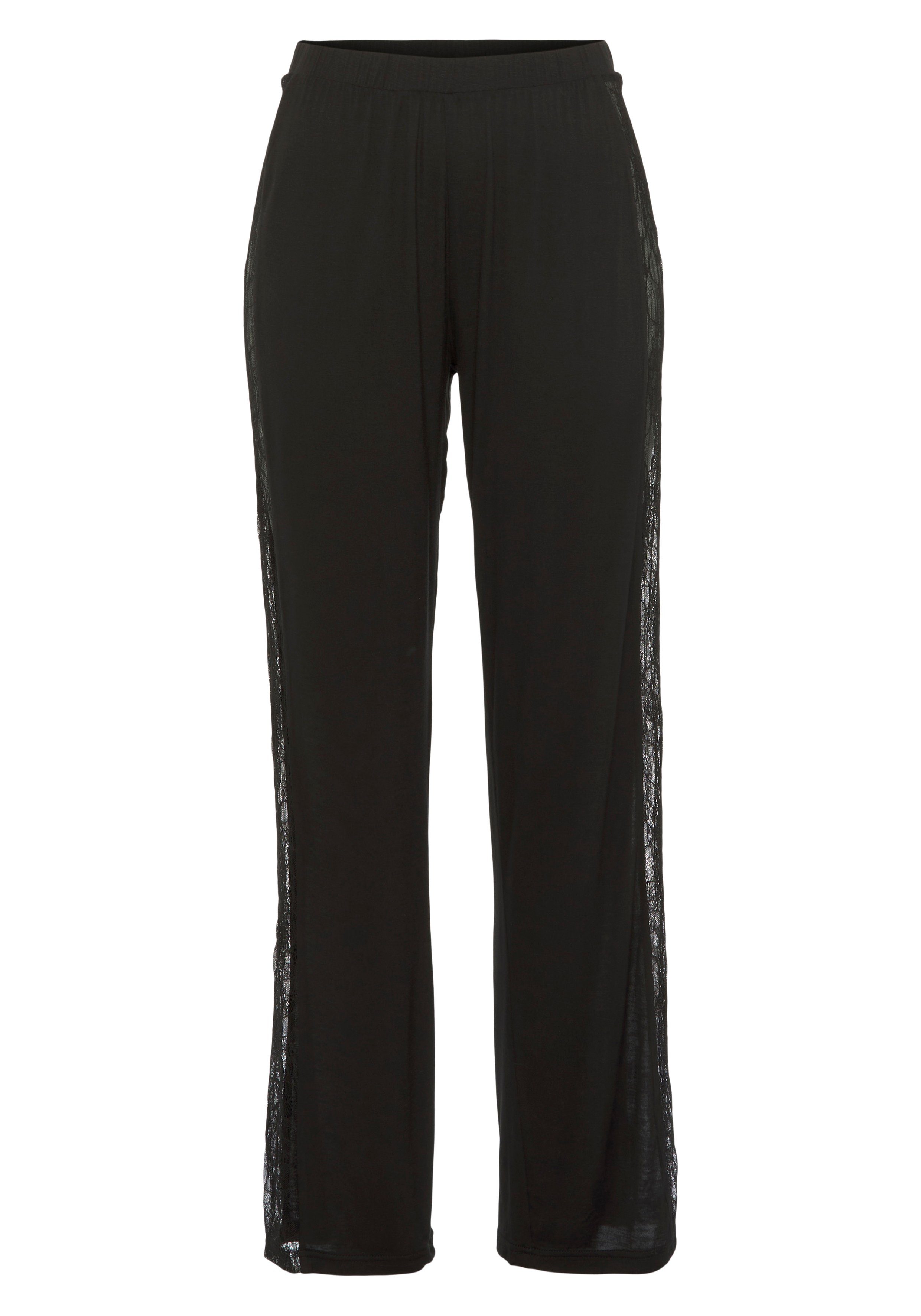 Vivance Dreams Pyjama transparante elastische kant (set, 2-delig)