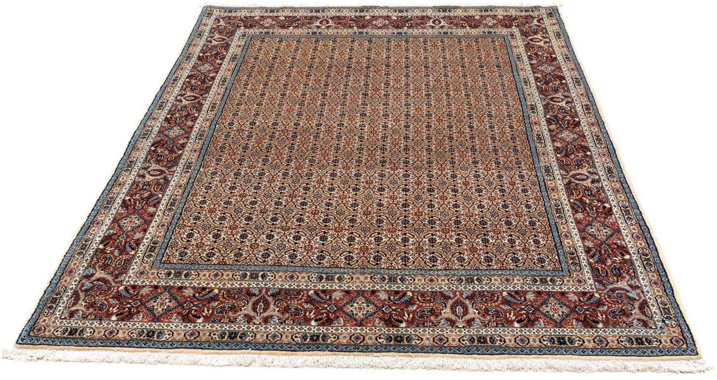 morgenland Wollen kleed Moud sterk gedessineerd beige 250 x 166 cm Uniek exemplaar met certificaat