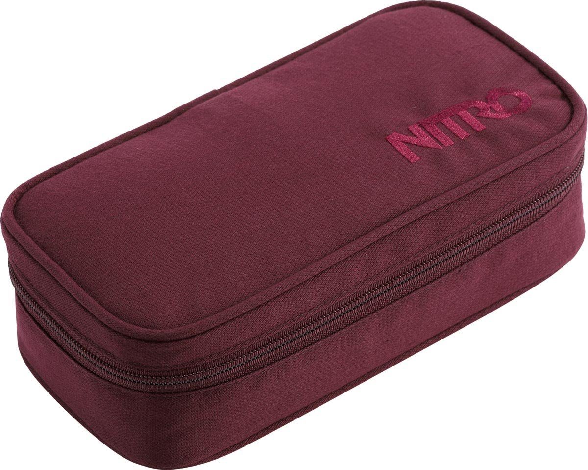 NITRO Etui Pencil Case XL, Wine Pennenetui, slordig etui, luie doos, pennen etui