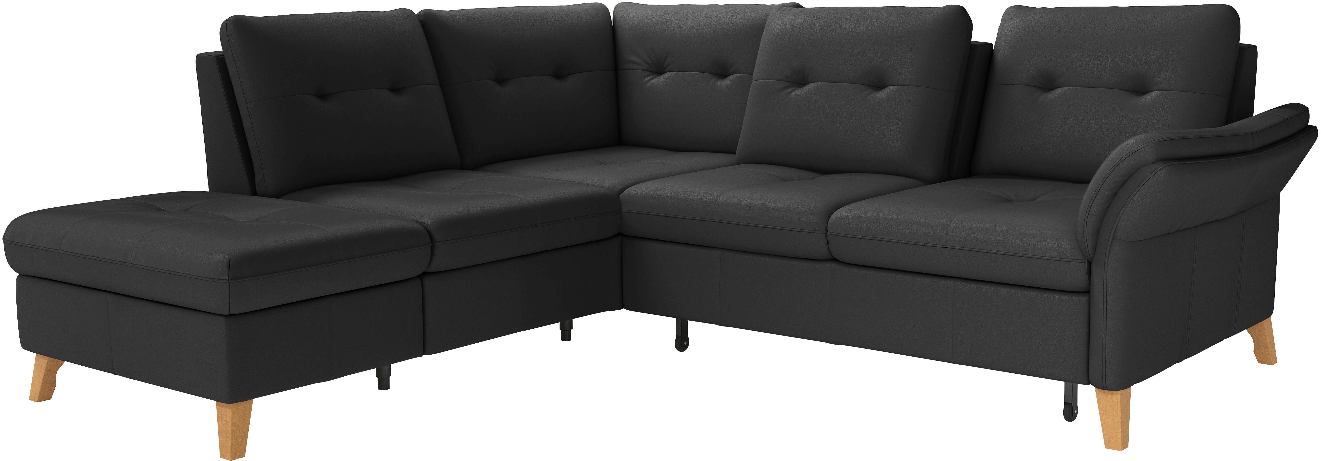 sit&more Hoekbank Göteborg inclusief zitdiepteverstelling, optioneel met bedfunctie & bedlade