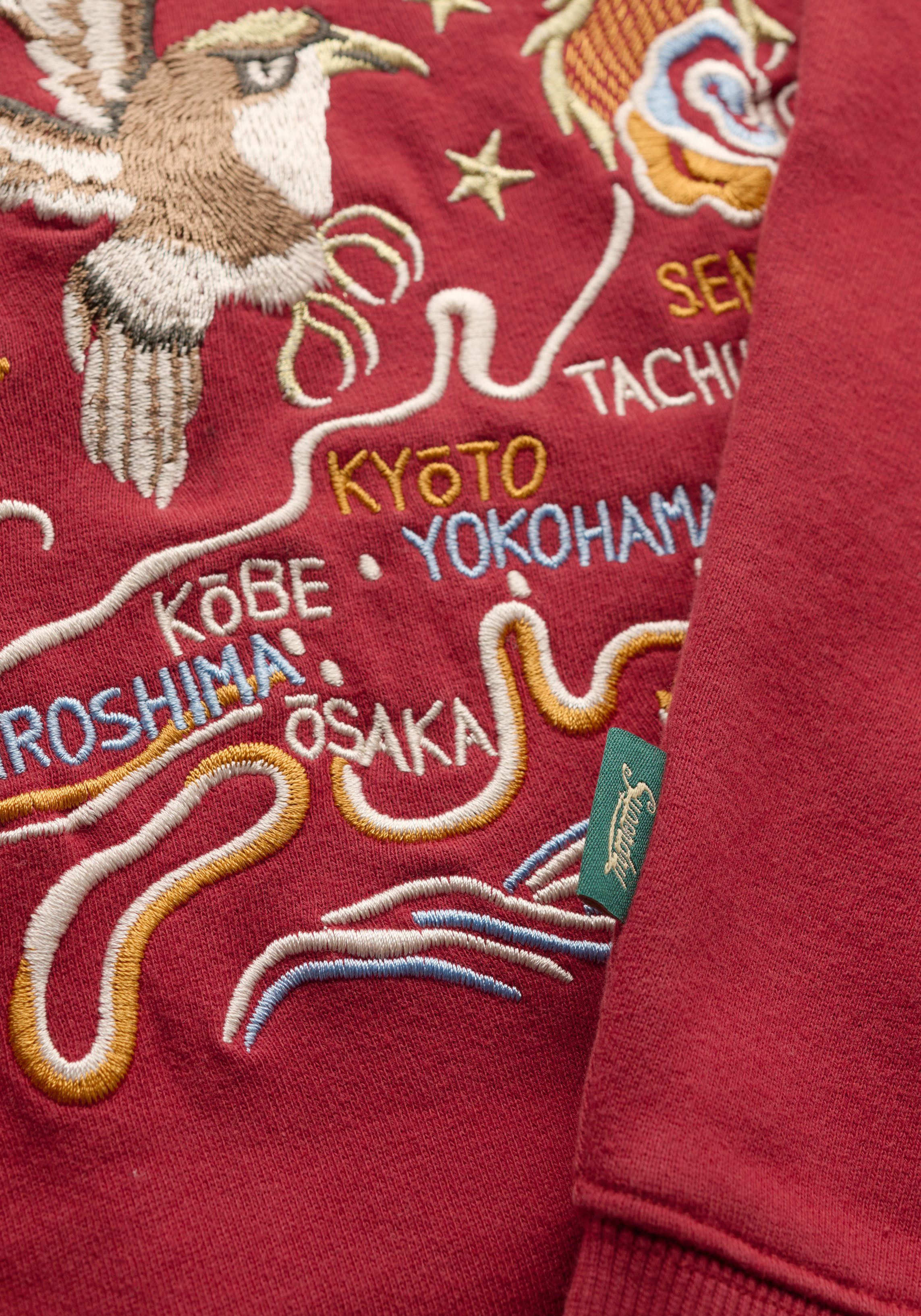 Superdry Sweatshirt SUIKA EMBROIDERED LOOSE SWEAT