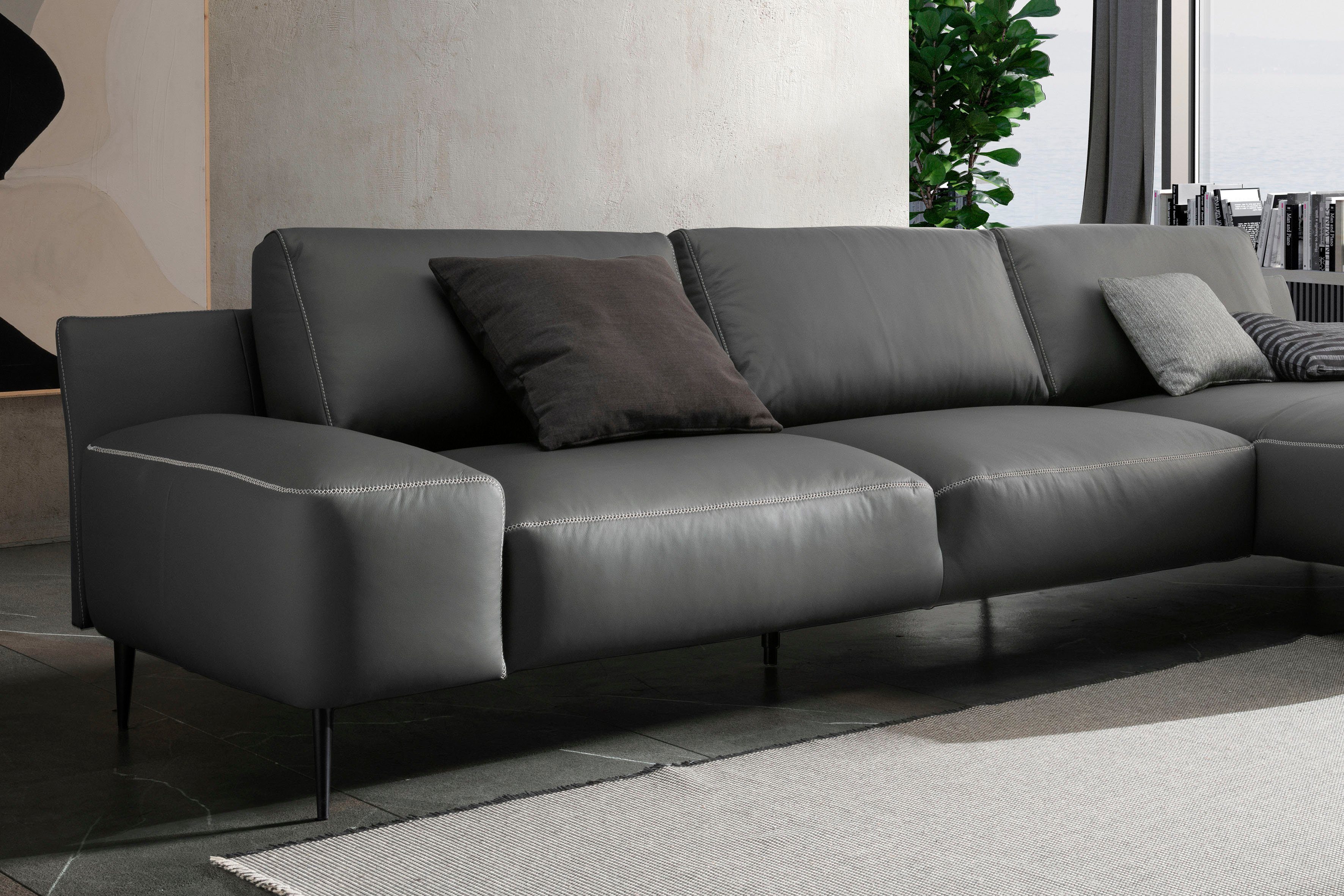 designwerk Hoekbank Forma, tijdloze designbank met actuele poot, L-vorm