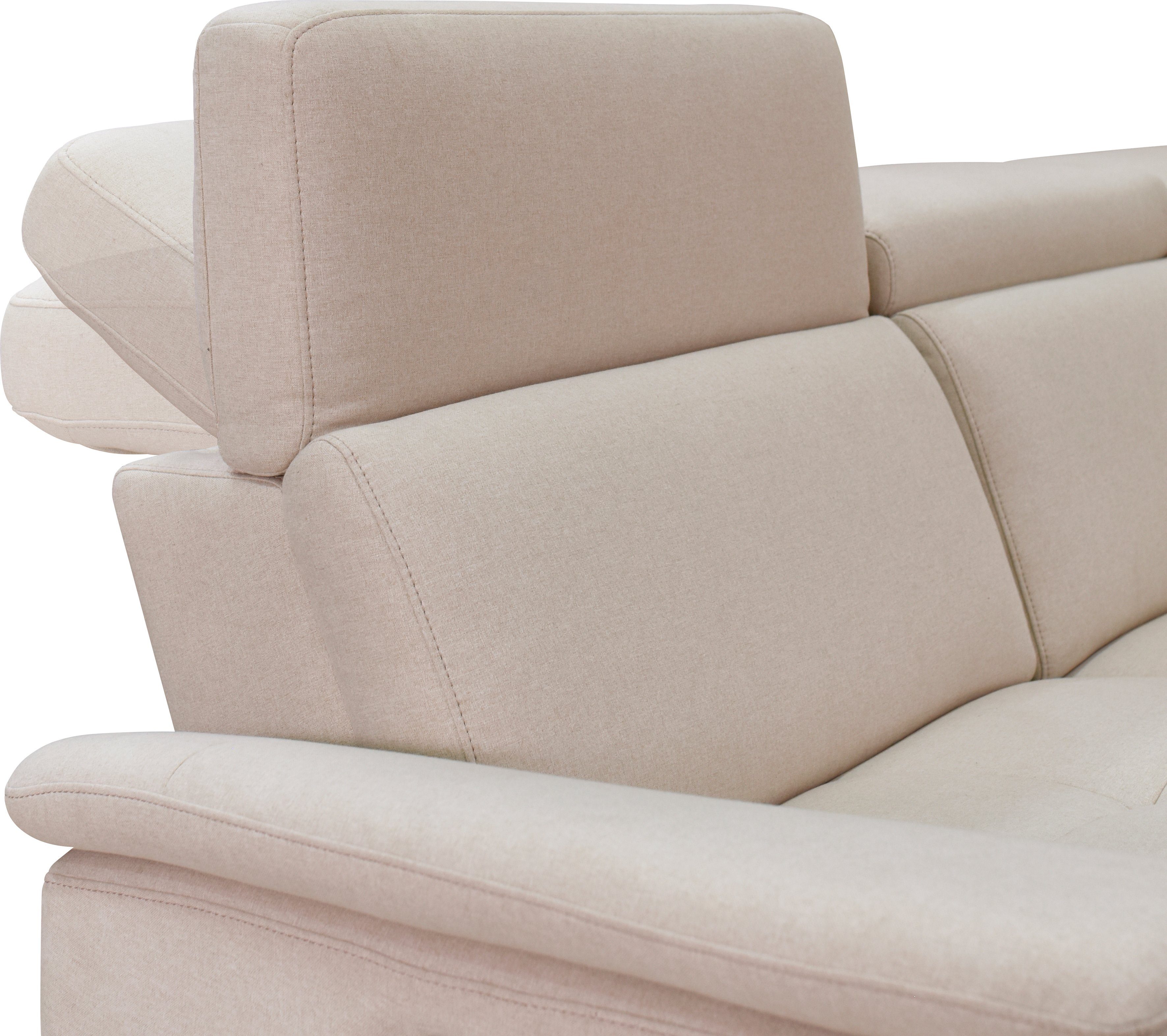 Places of Style 2-zitsbank Pareli 172 cm, handmatige en elektrische relaxfunctie USB, hoofdsteunverstelling, LED, in echt leer, kunstleer, web