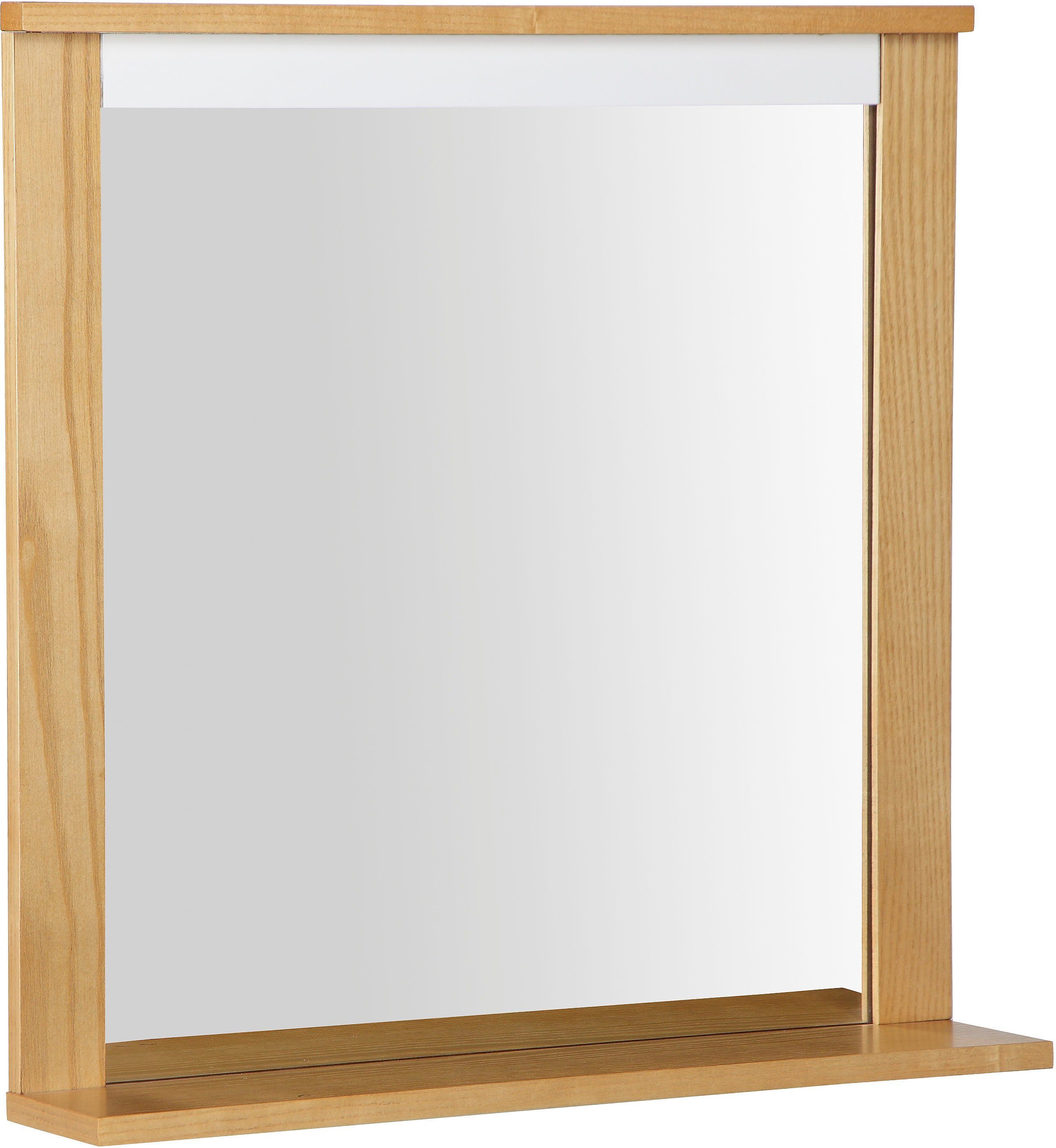 welltime Badspiegel Falun Badkamerspiegel met planchet, breedte 55 cm