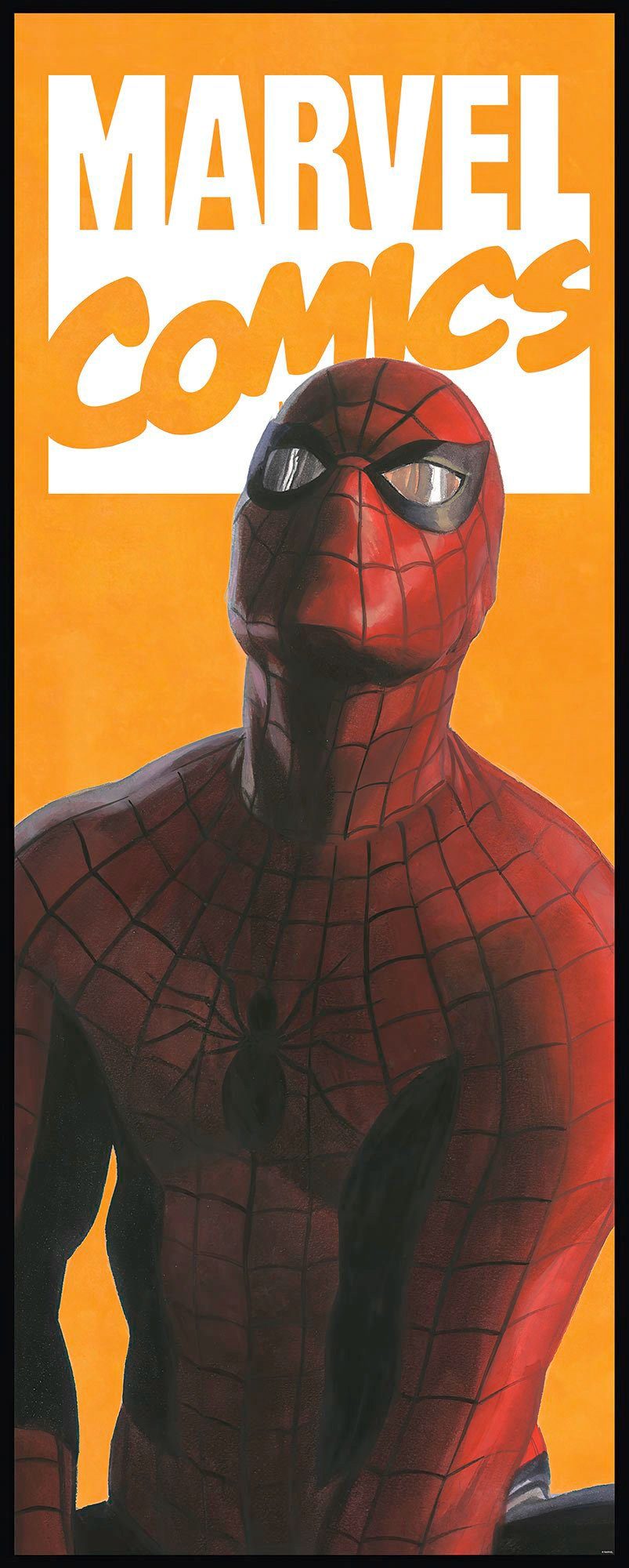 Komar Vliesbehang Digitale print vlies - Spider-Man Comic - Afmeting 100 x 250 cm