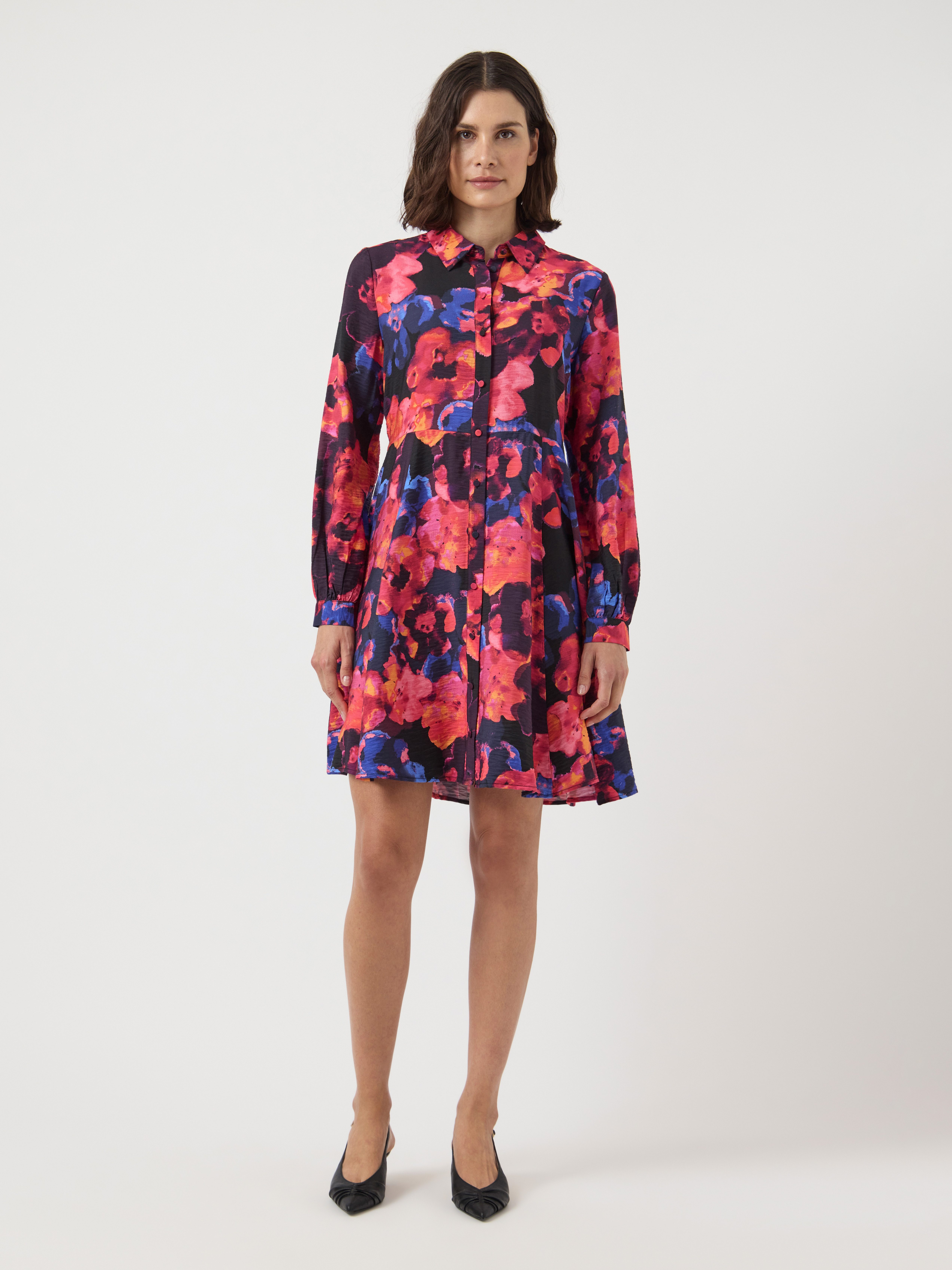 Y.A.S Jurk met overhemdkraag YASKAYA LS SHIRT DRESS S. NOOS