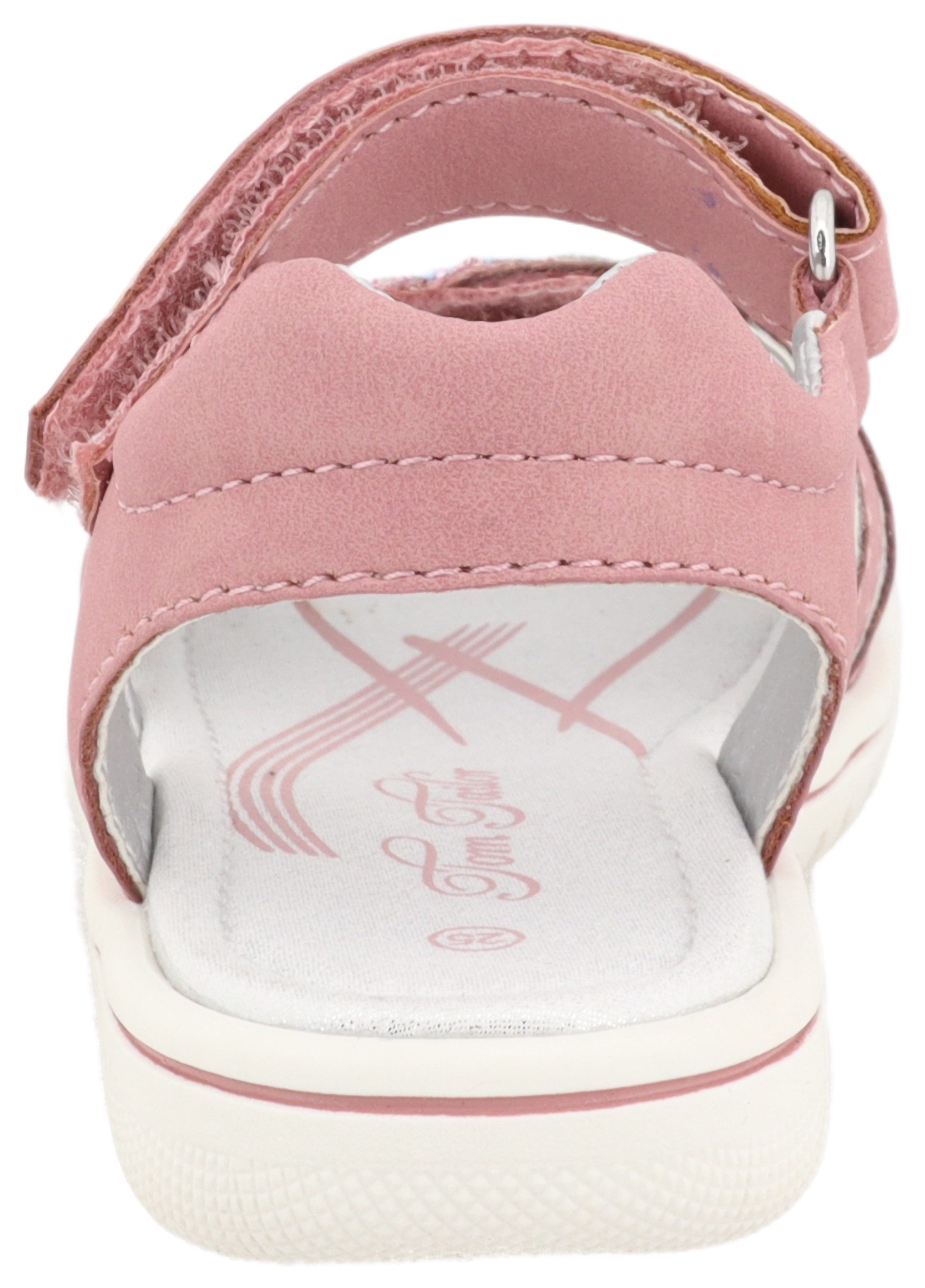 Tom Tailor Sandalen , feestdagsschoen, klittenbandschoen, zomerschoen met glitter-harten
