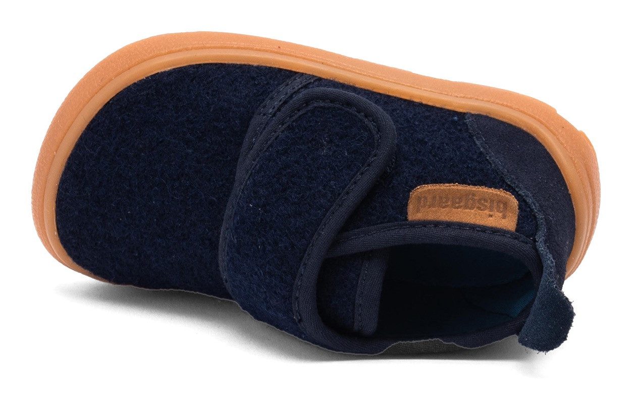 Bisgaard Barefootschoenen Barefoot basic Pantoffel met klittenband, maatsjabloon om te downloaden