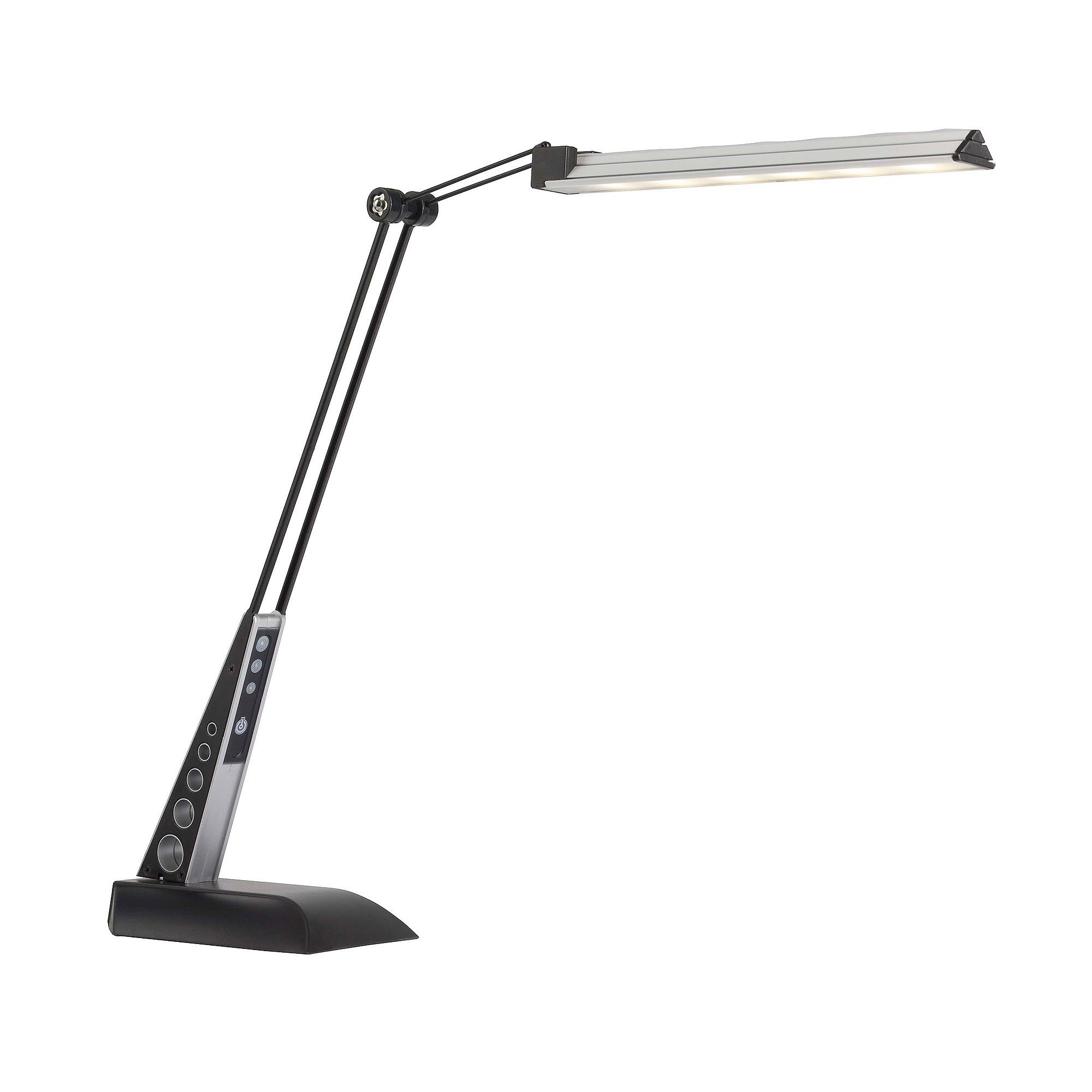 Brilliant Leuchten Tafellamp Jaap Led bureaulamp zwart/chroom (1 stuk)