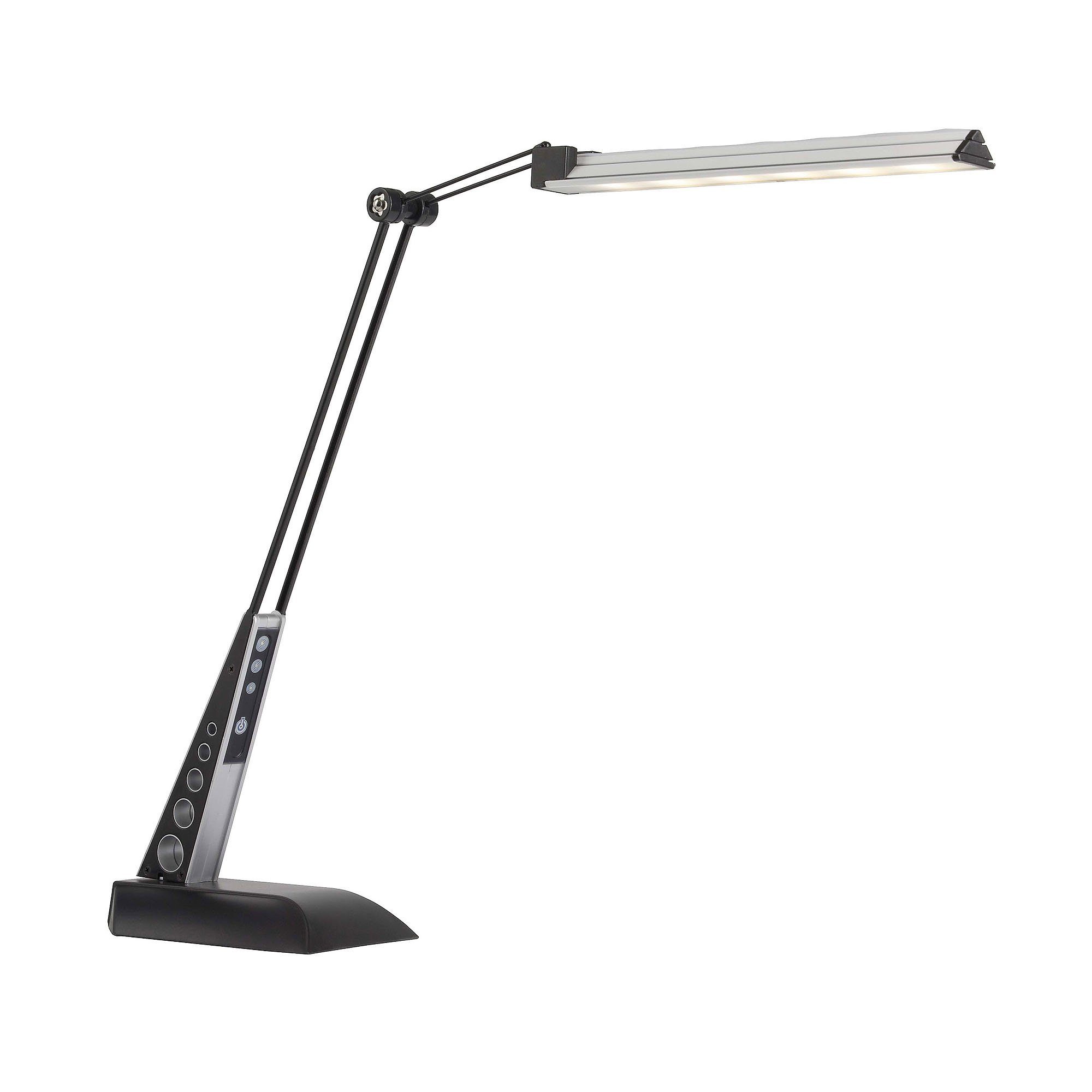 Brilliant Jaap G92734-06 LED-bureaulamp 6 W Zwart, Chroom