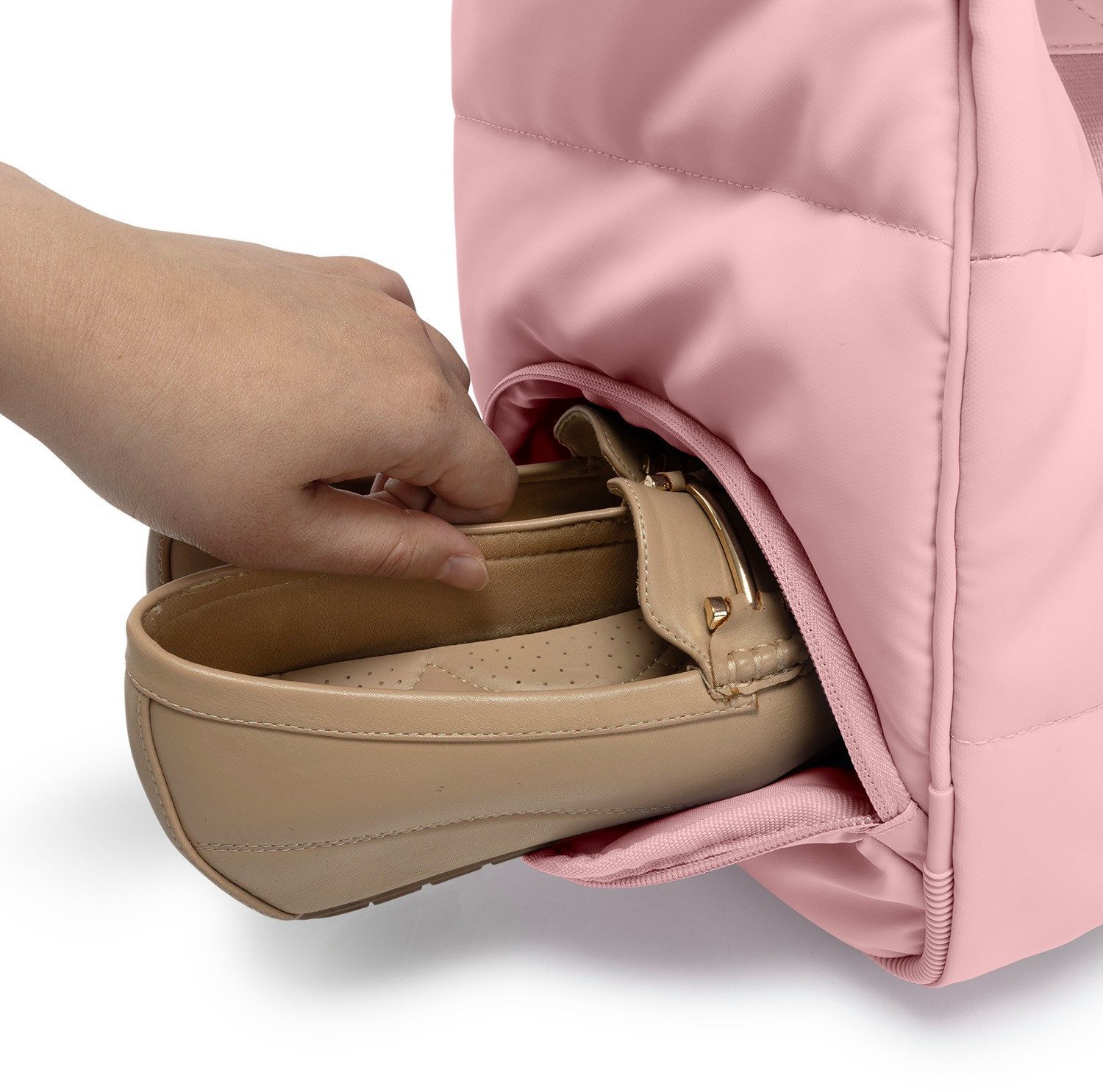 Heys Reistas The Puffer Duffle Bag Weekender duffelbag met schoencompartiment opsteeksysteem