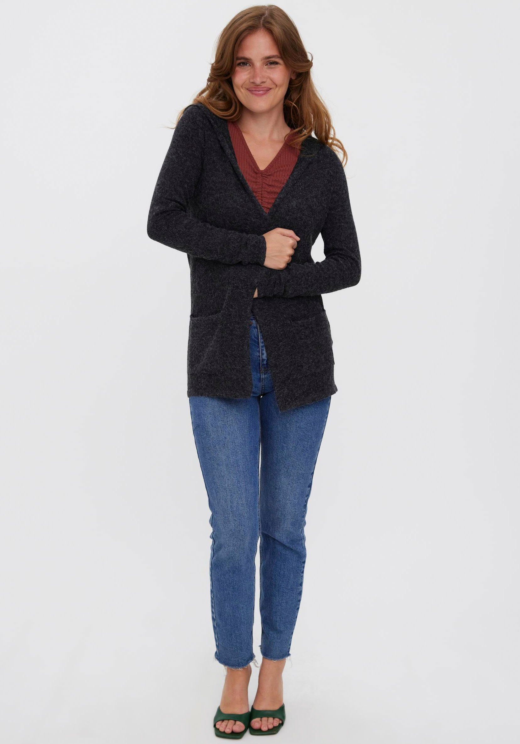 Vero Moda Vest VMDOFFY LS OPEN HOOD CARDIGAN GA NOOS