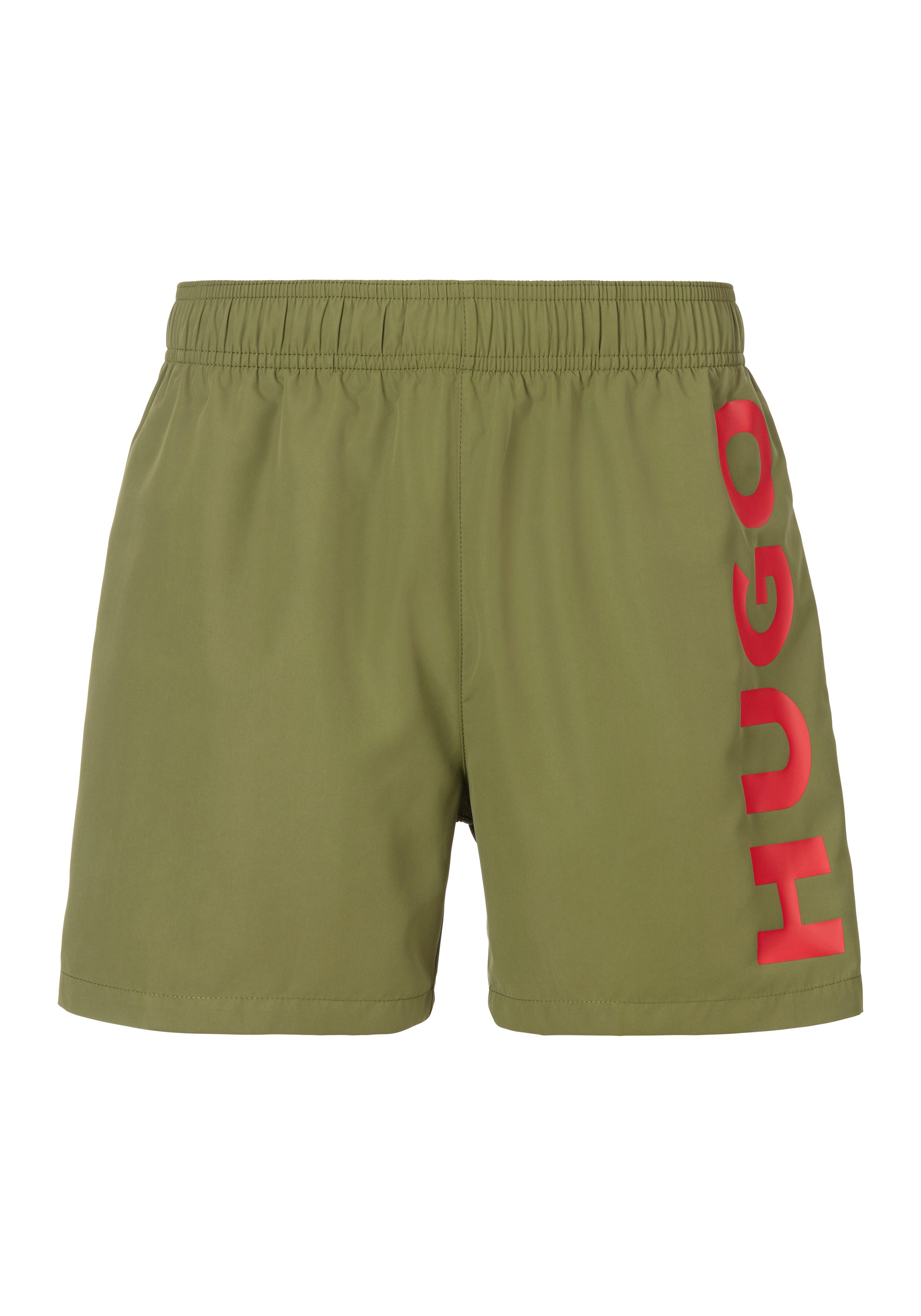 HUGO underwear Zwemshort ABAS met hugo logo-print