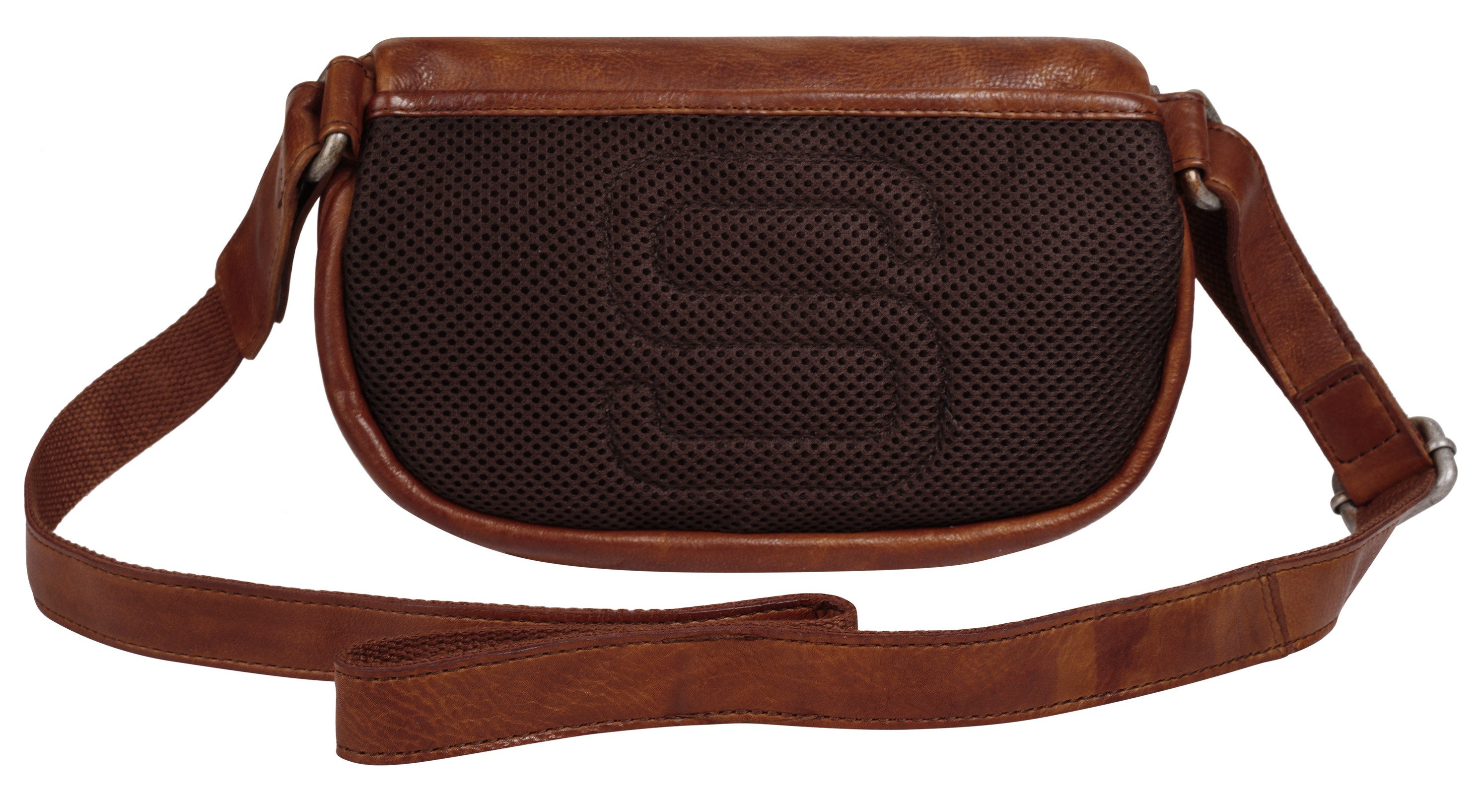 Spikes & Sparrow Schoudertas echt leder