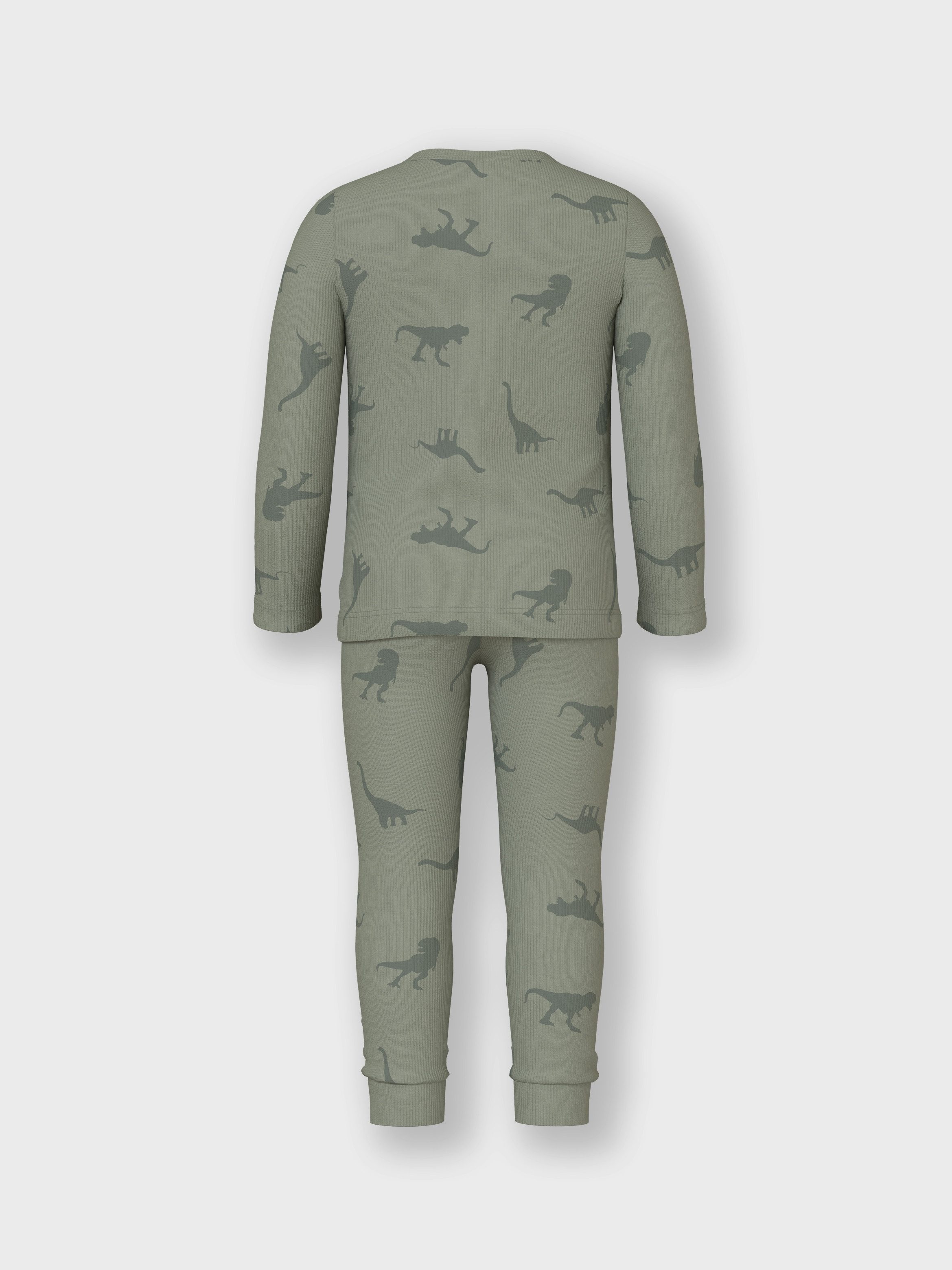Name It Pyjama NMMNIGHTSET AGAVE GREEN DINO RIB NOOS (set 2-delig)