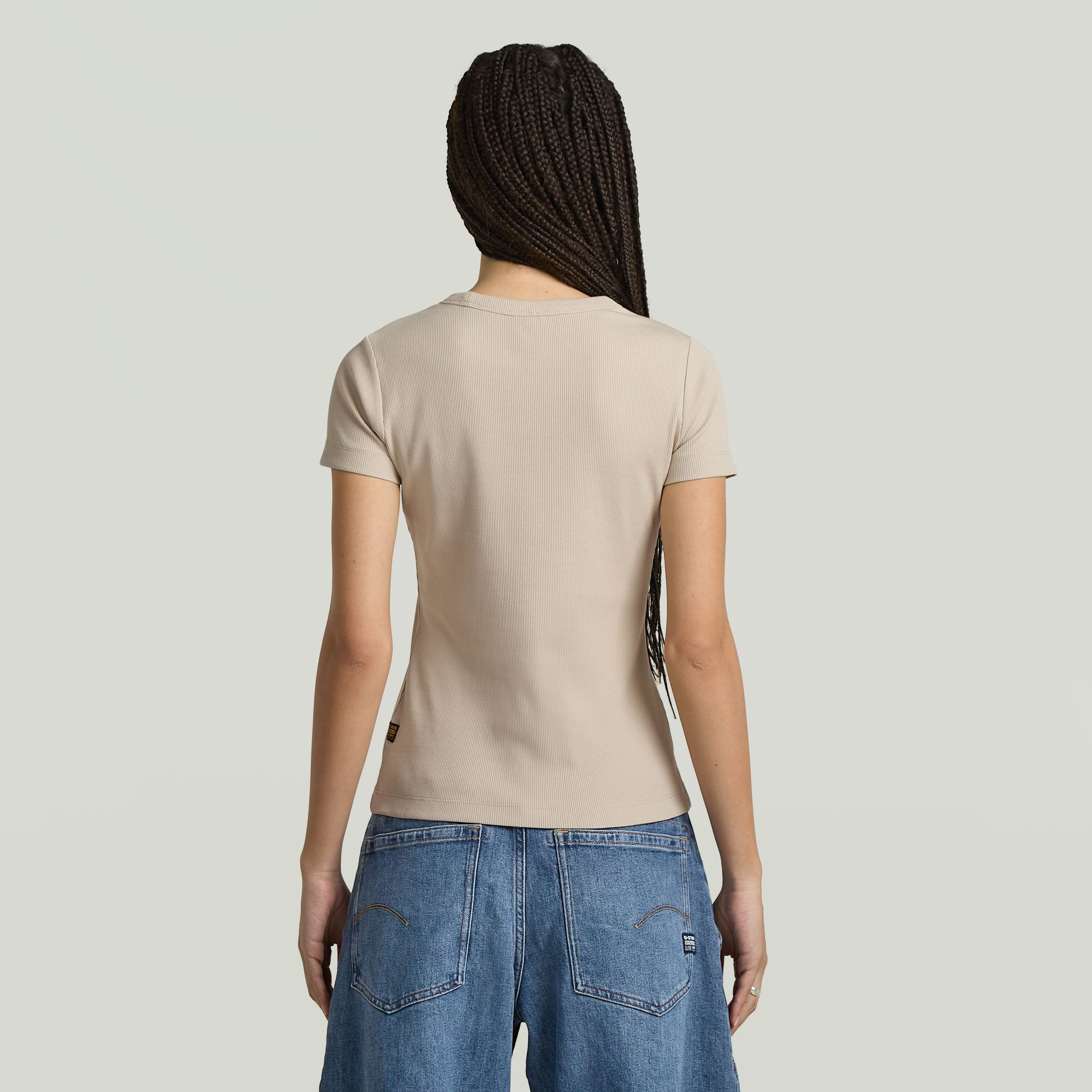 G-Star RAW T-shirt Rib Cap Sleeve