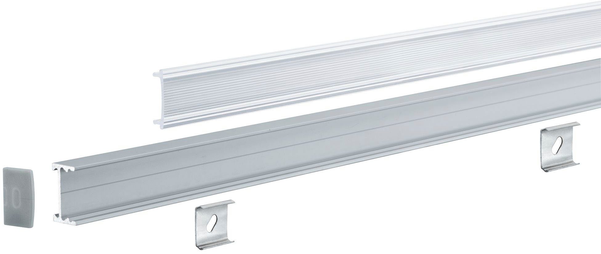 Paulmann Led-strepen Square Profiel met Diffusor 1m Alu geanodiseerd (1 stuk)