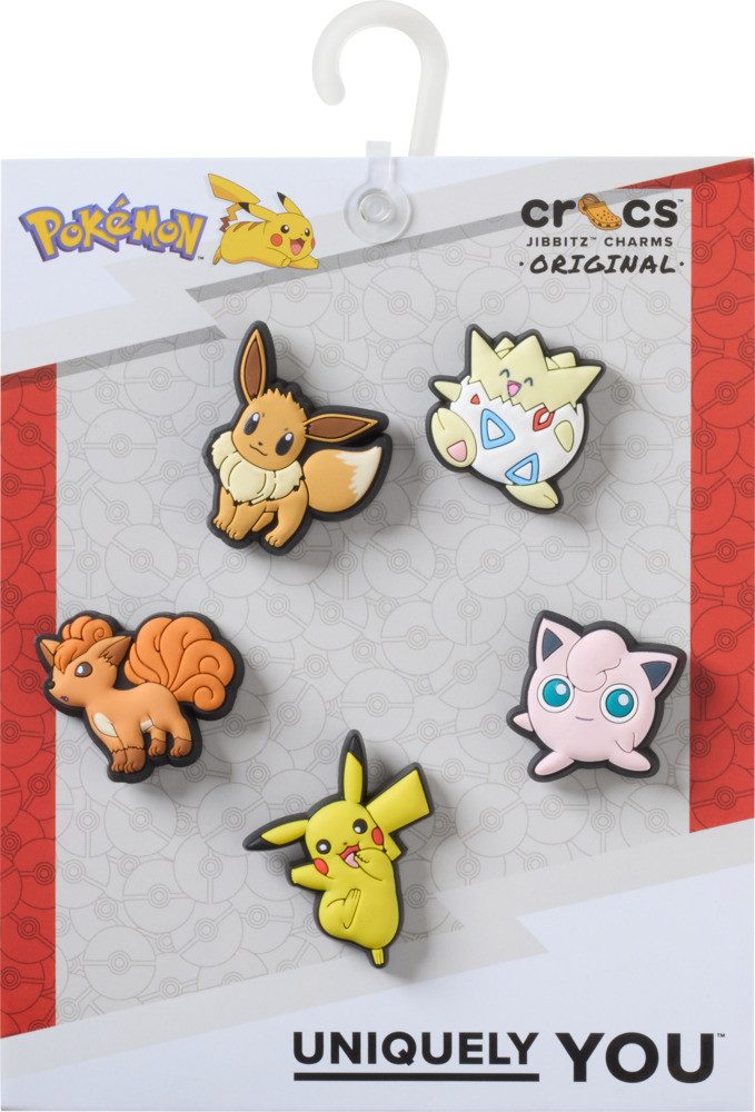 Crocs Schoenbutton Jibbitz™ Pokemon Character (set, 5-delig, Geen speelgoed. Niet geschikt voor kinderen jonger dan 3 jaar)