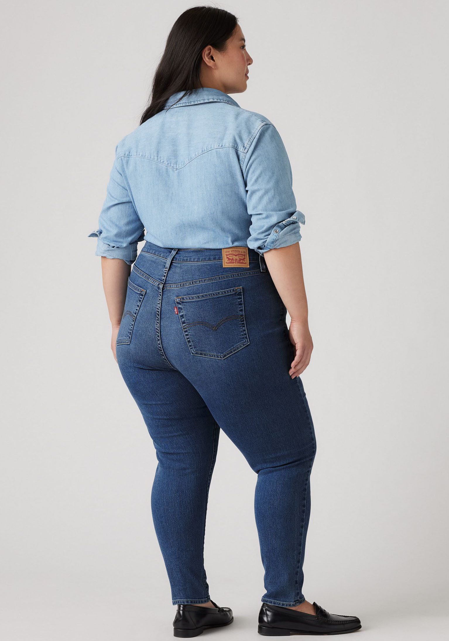 Levi's® Plus Skinny fit jeans 721 PL HI RISE SKINNY zeer nauwsluitende snit