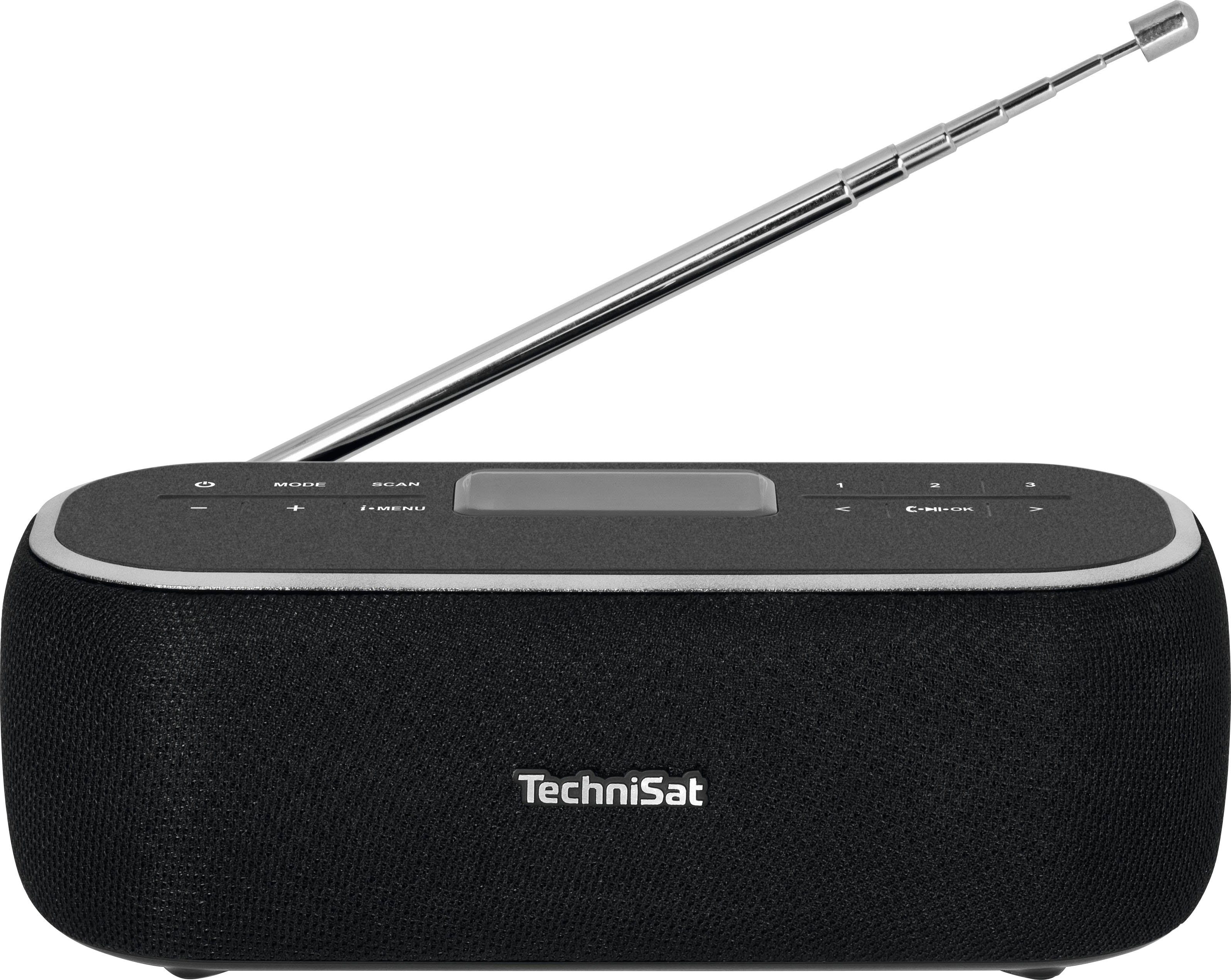 TechniSat DIGITRADIO BT 1 Tafelradio DAB+, FM AUX, Bluetooth, DAB+, FM Handsfreefunctie, Incl. micro
