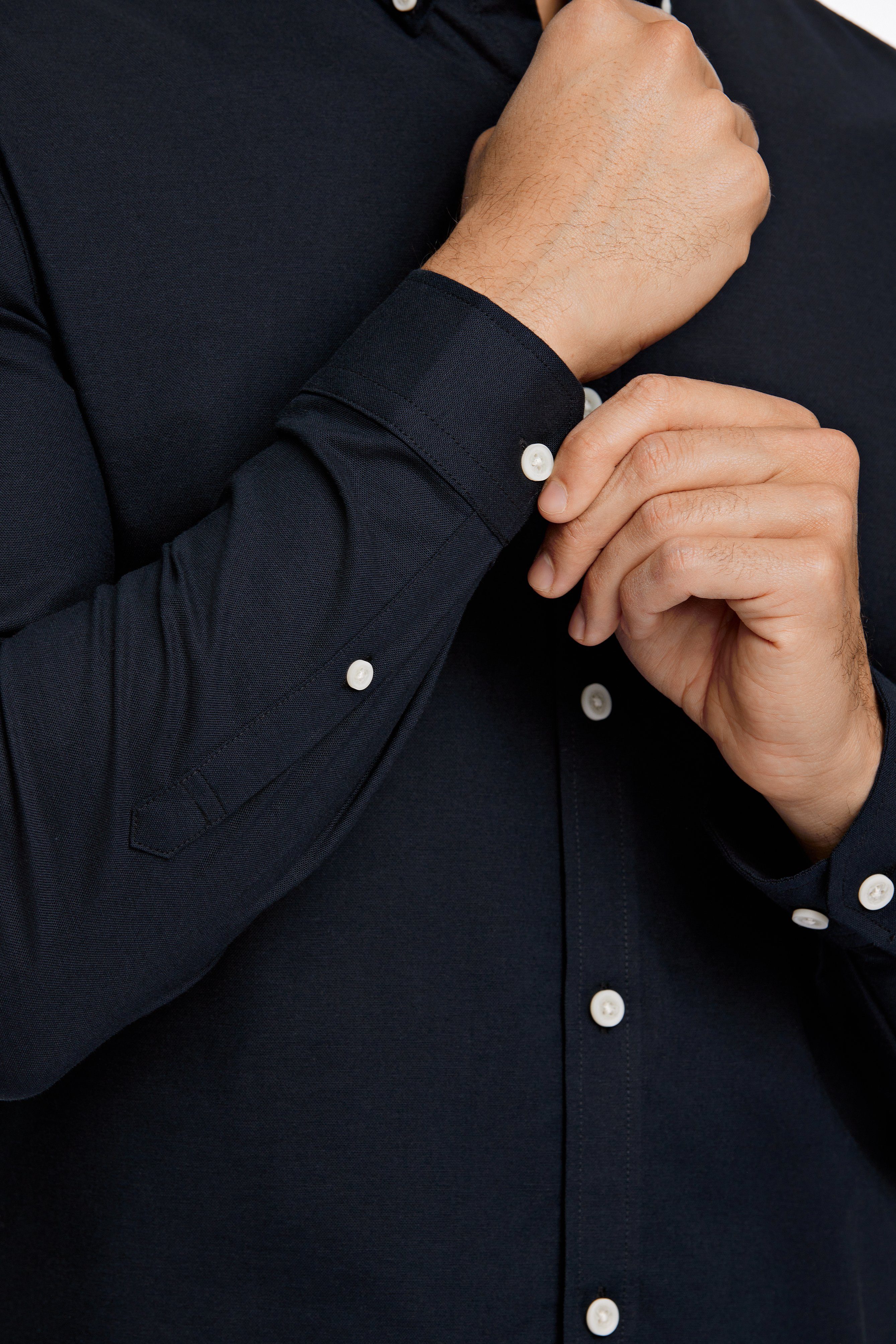LINDBERGH Businessoverhemd met button-downkraag