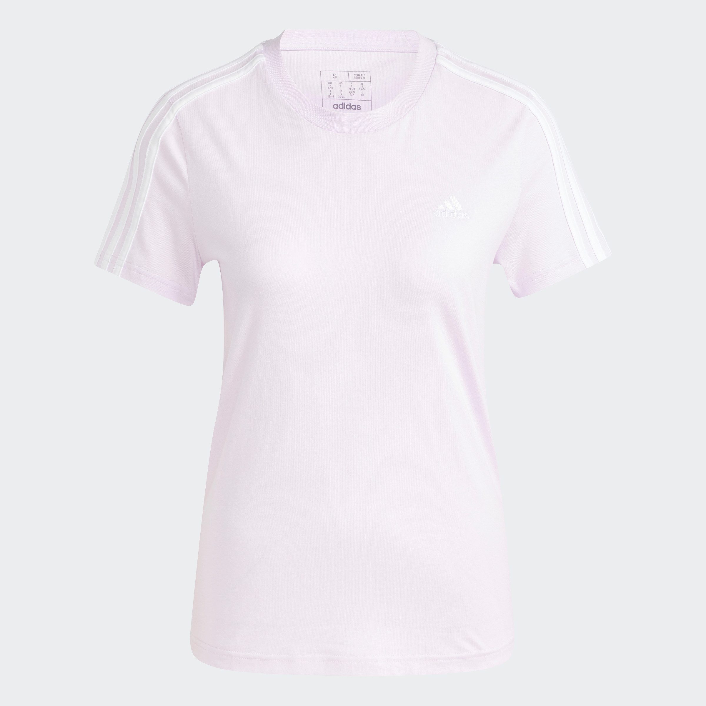 adidas Sportswear T-shirt LOUNGEWEAR ESSENTIALS SLIM 3-STRIPES
