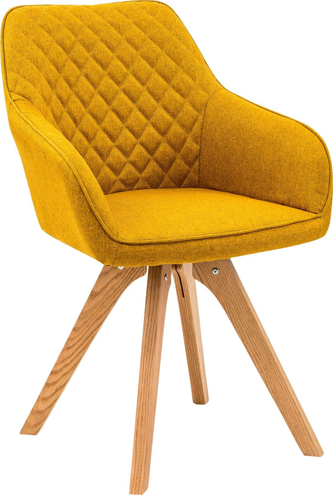 SalesFever Eethoek bestaand uit 4 moderne beklede stoelen en een 180 cm brede tafel (set, 5-delig)