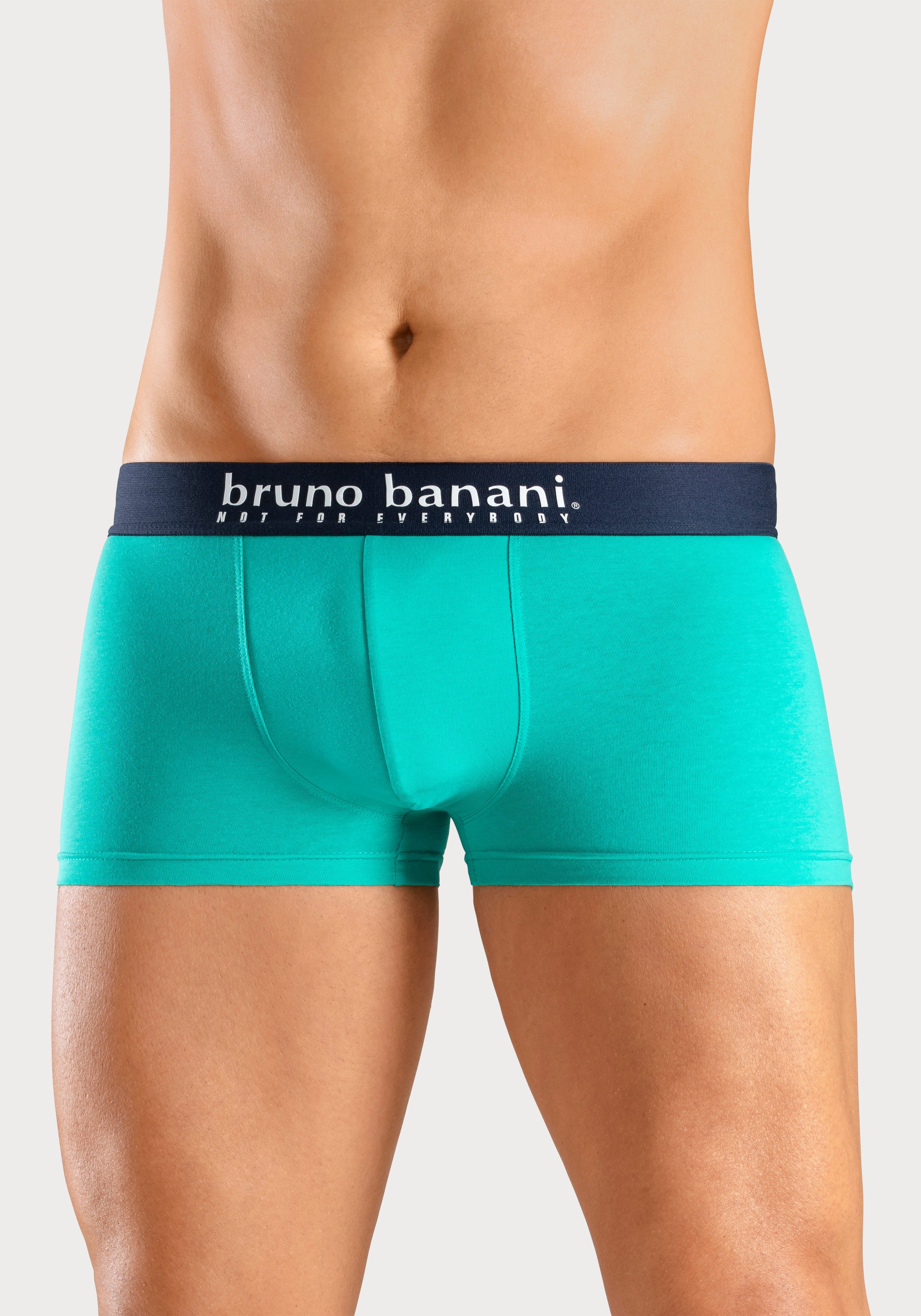 Bruno Banani Boxershort voor heren met palmprint en effen van katoenmix (4 stuks Set van 4)