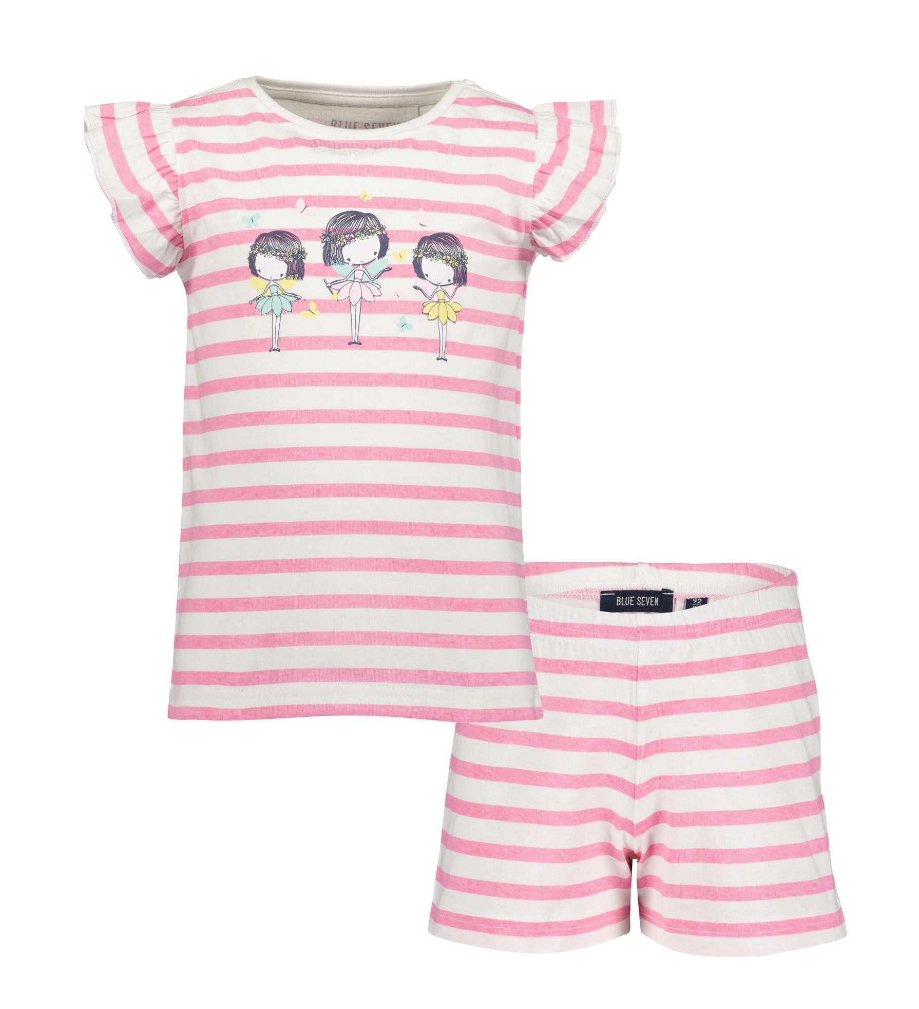 Blue Seven Pyjama top (2-delig) meisjes shirts & tops maat 92/98 wit