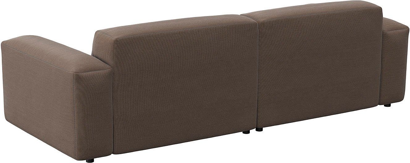 FLEXLUX Hoekbank Lucera Chaise longue rechts of links, L-vorm, comfortabel