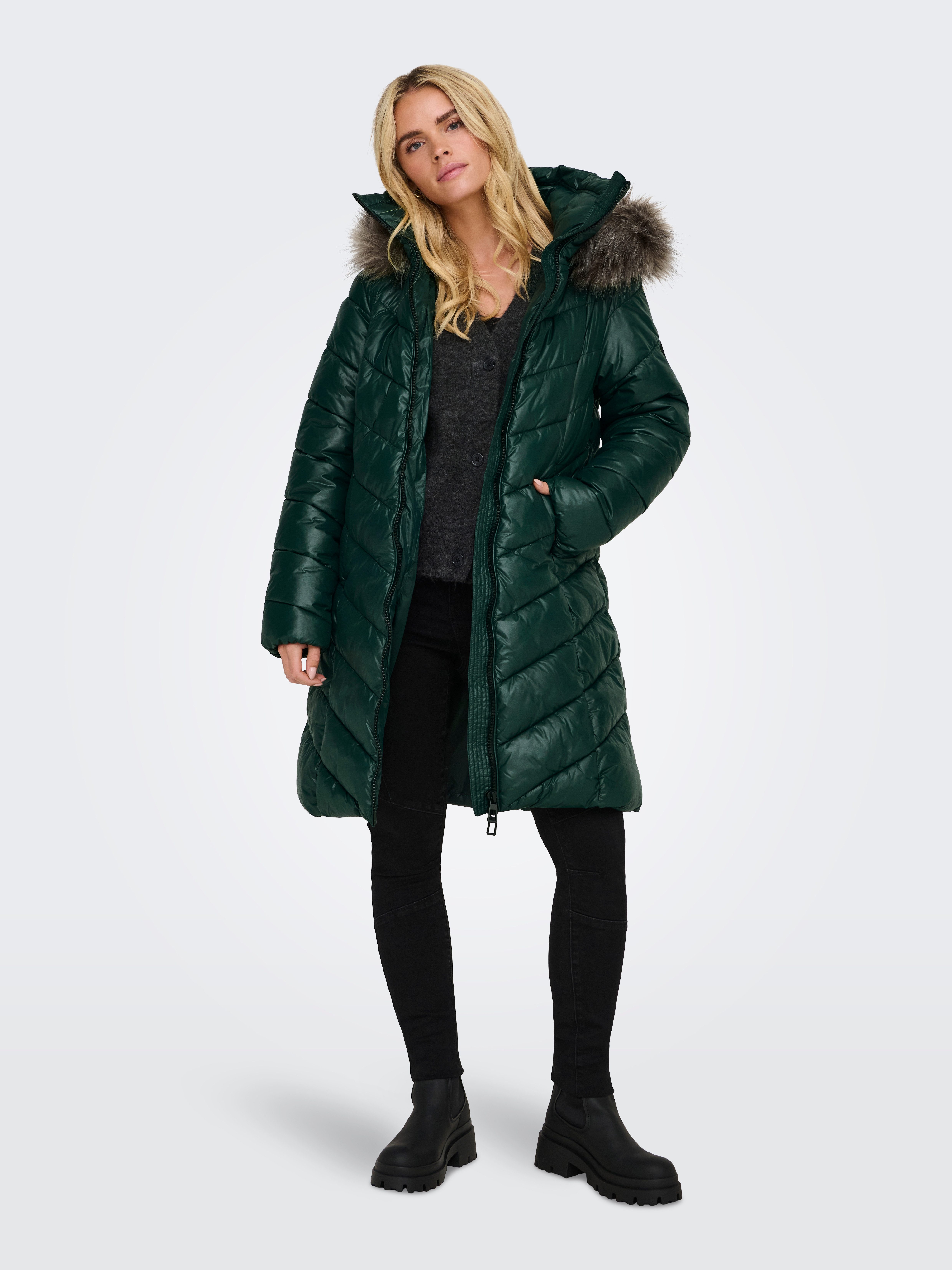 Only Gewatteerde jas ONLFEVER PUFFER COAT LIFE CC OTW