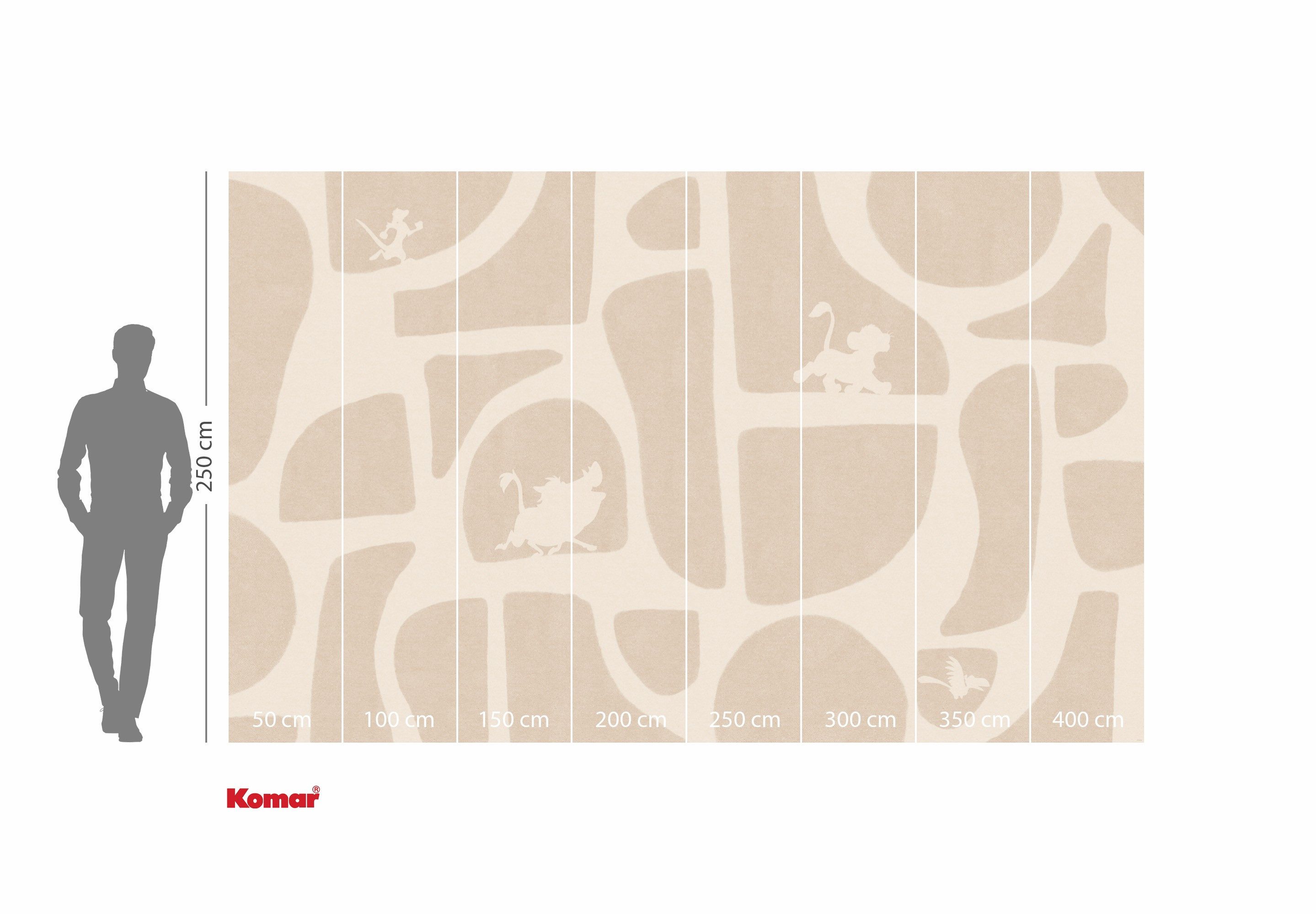 Komar Kinderbehang Disney The Lion King Animals and Shapes (1 stuk)