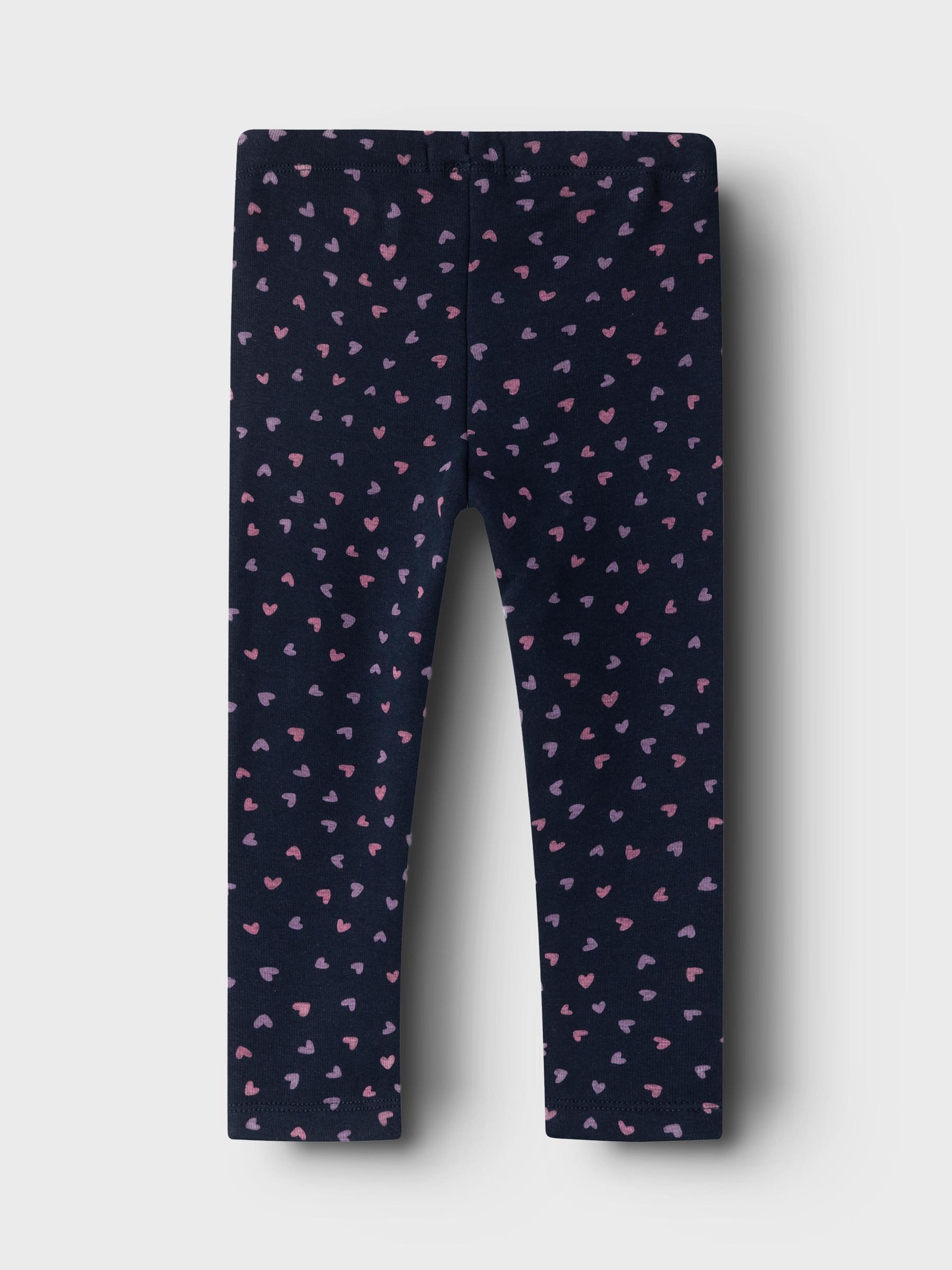 Name It Legging Geruwd NMFDAVINA SWEAT FLEECE LEGGING BRU NOOS