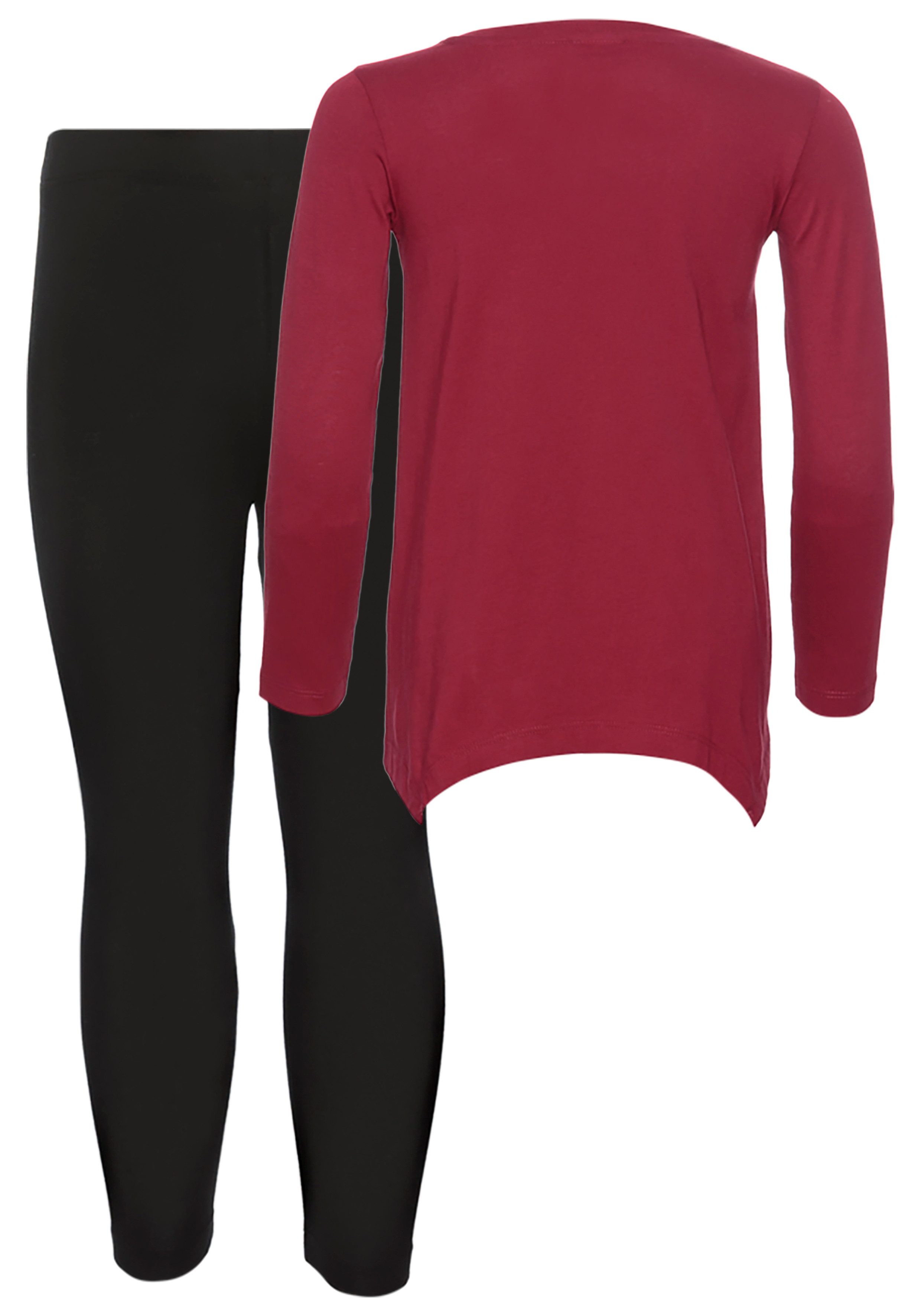 KIDSWORLD Shirt met lange mouwen & legging 2-delig set shirt + legging met paardenmotief - NIEUWE KLEUR toegevoegd (set, 2-delig, 2)