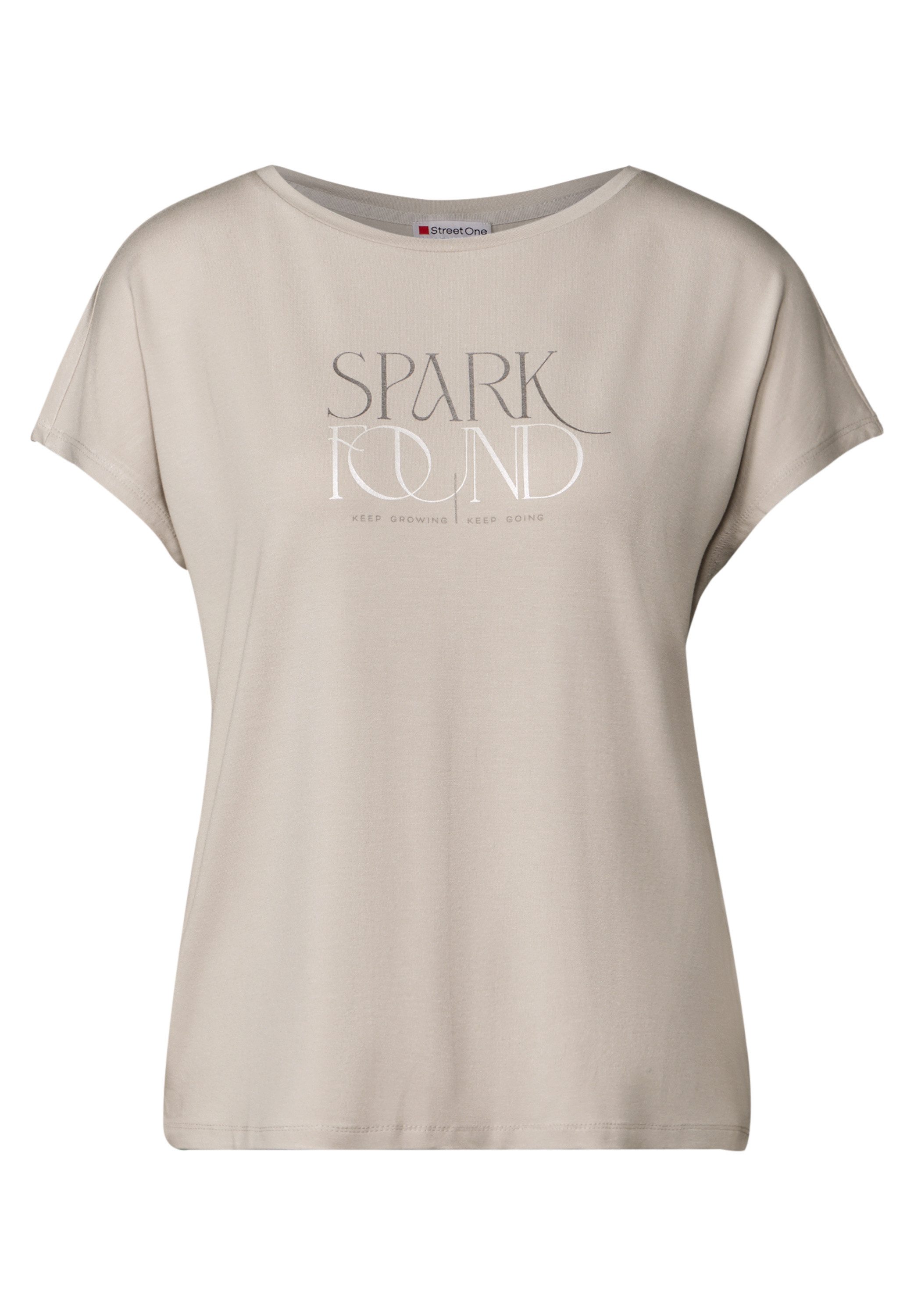 STREET ONE T-shirt met tekst