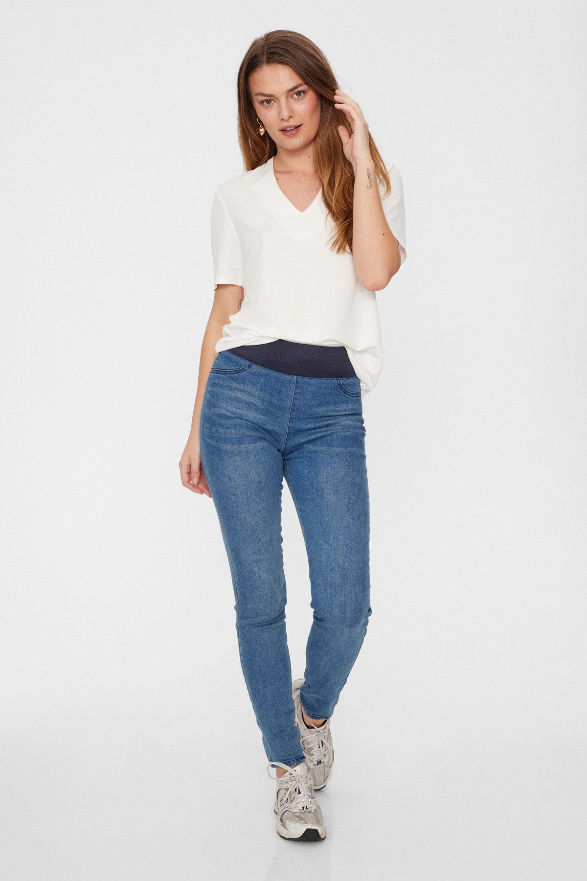 FREEQUENT Jeggings FQSHANTAL met extra brede elastische band