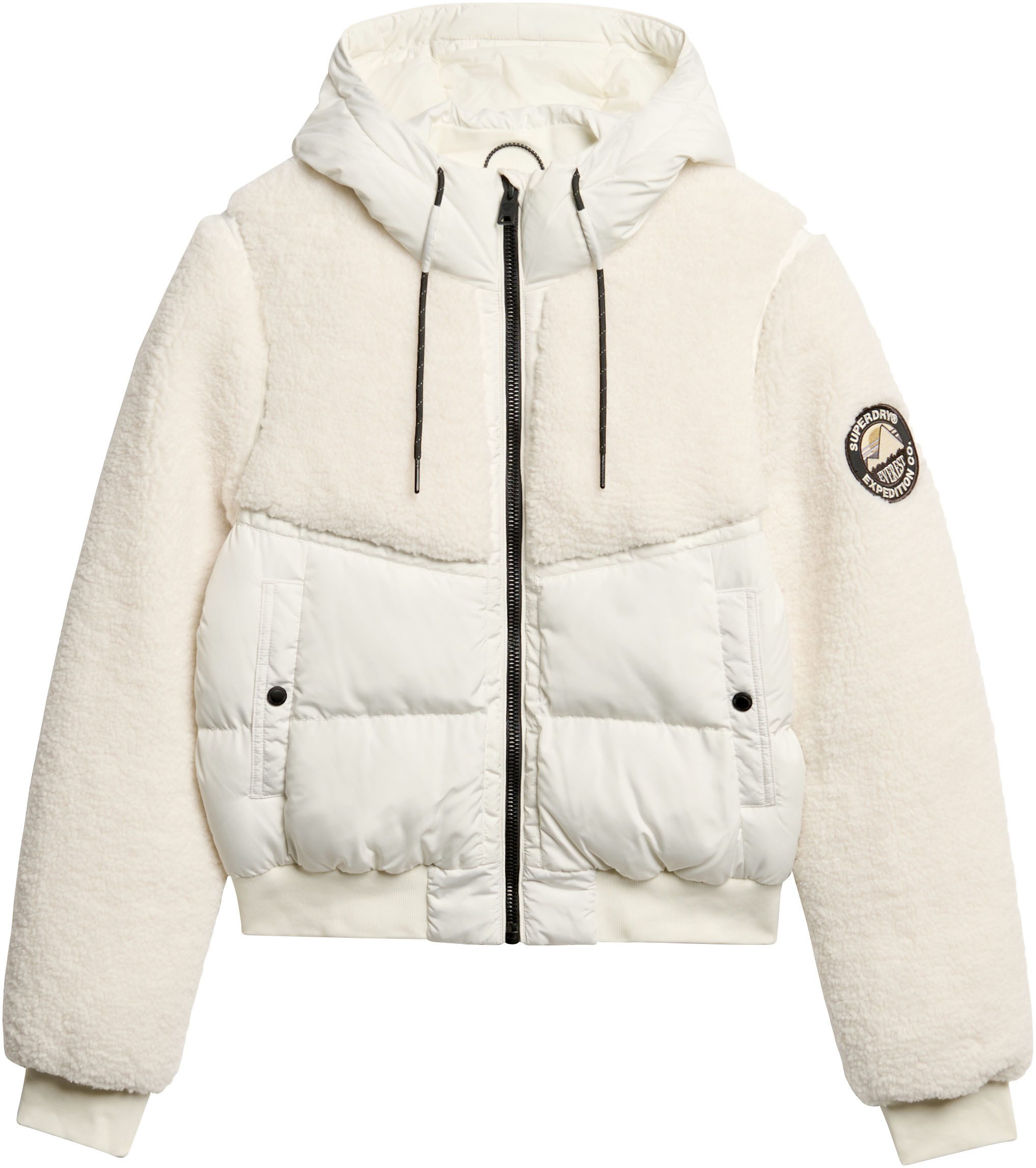 Superdry Gewatteerde jas SU-EVEREST BOMBER HYBRID JACKET