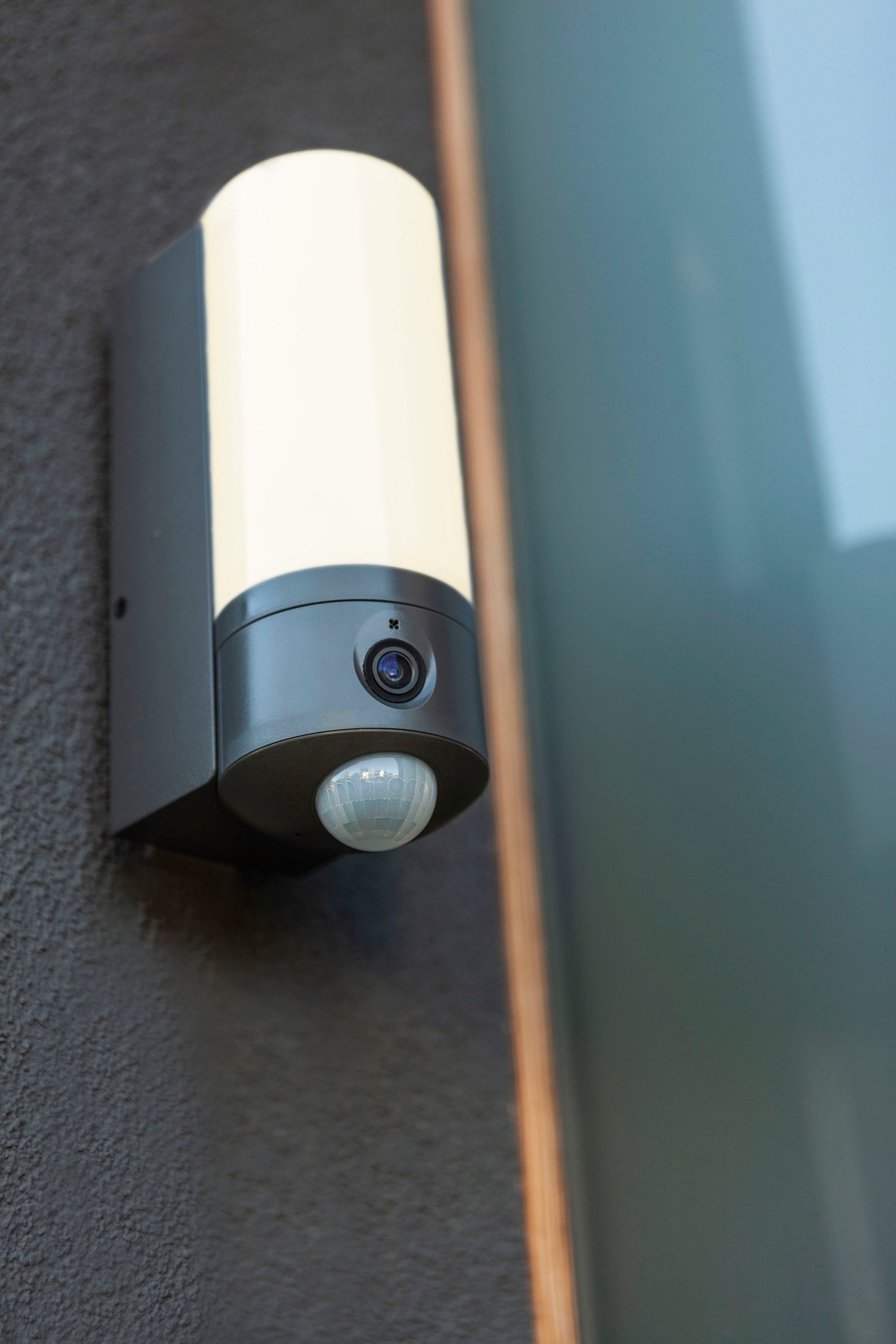 LUTEC Slimme ledlamp Pollux Smart-Home camera lamp (1 stuk)