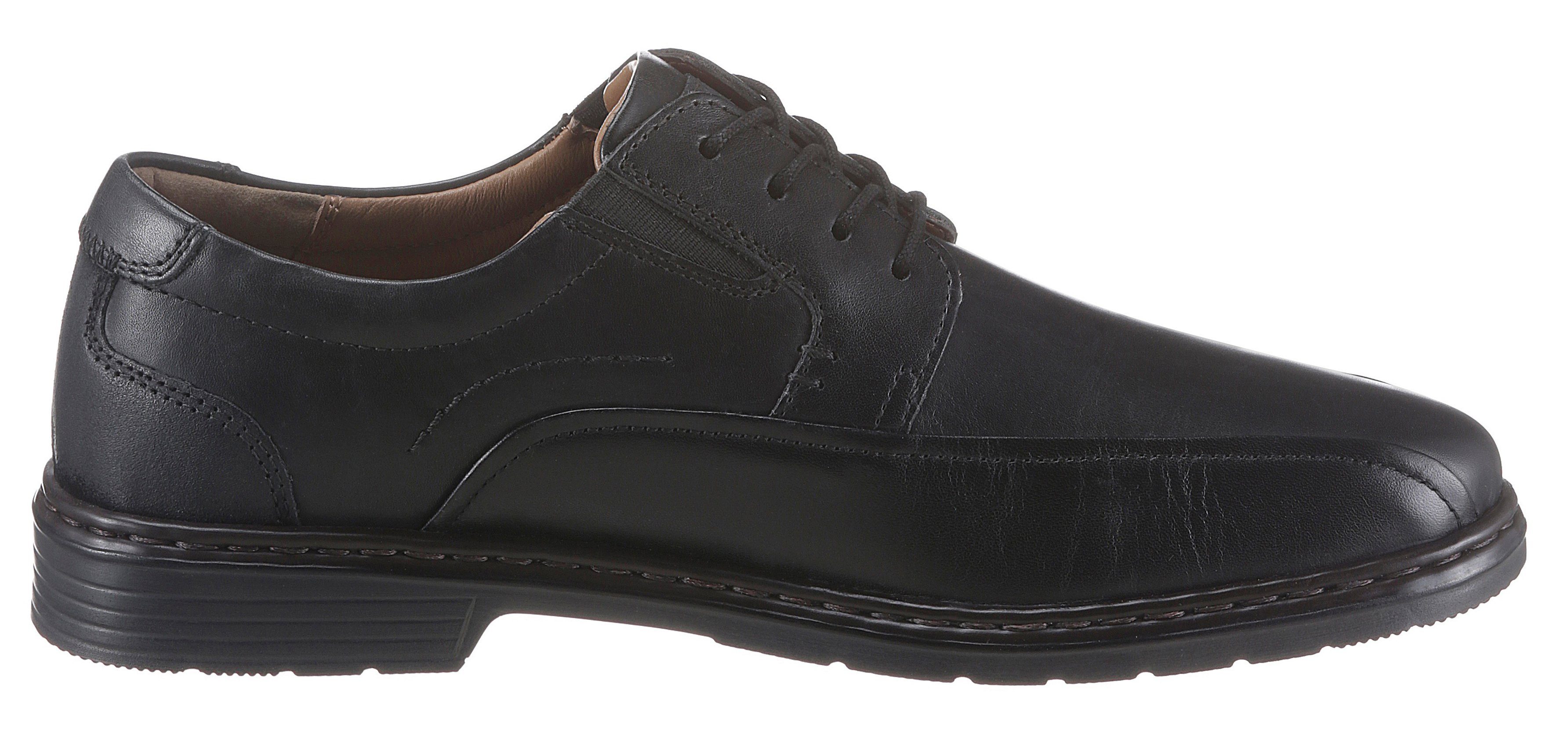 Josef Seibel Veterschoenen Alastair met fijne siersteken, vrijetijdsschoen, lage schoen, veterschoen