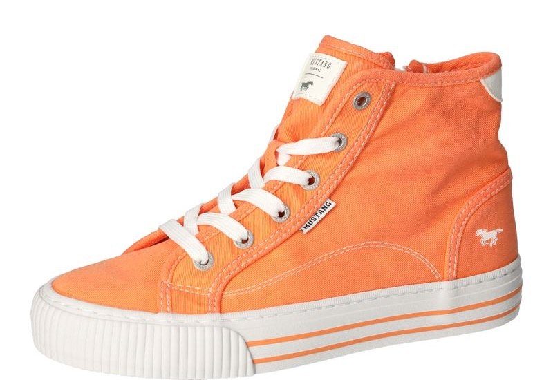 Mustang Shoes Hoge veterschoenen High-Top-Sneaker, Vrijetijdsschoen,