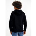 calvin klein hoodie monogram regular hoodie zwart