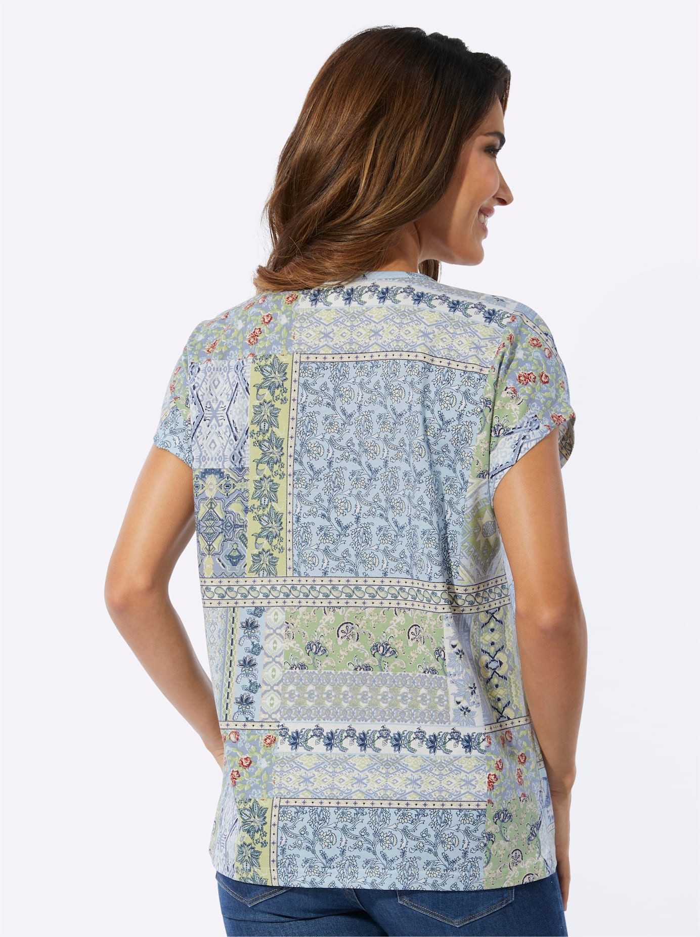 Classic Basics Shirt met V-hals (1-delig)