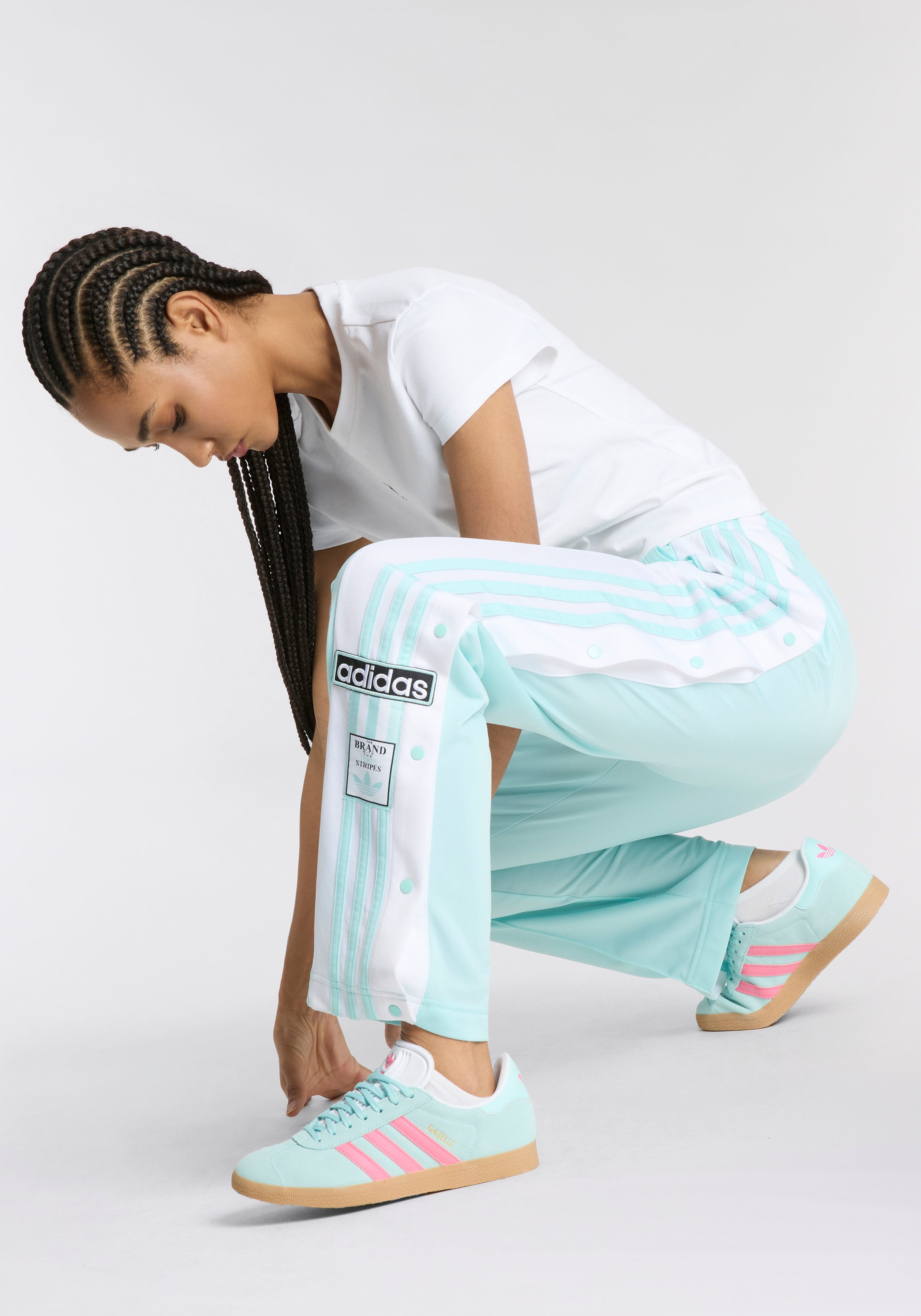 adidas Originals Sportbroek ADIBREAK PT Knopbroek, knoopsluiting aan het been (1-delig)