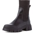 tamaris chelsea-boots in casual comfortmodel zwart