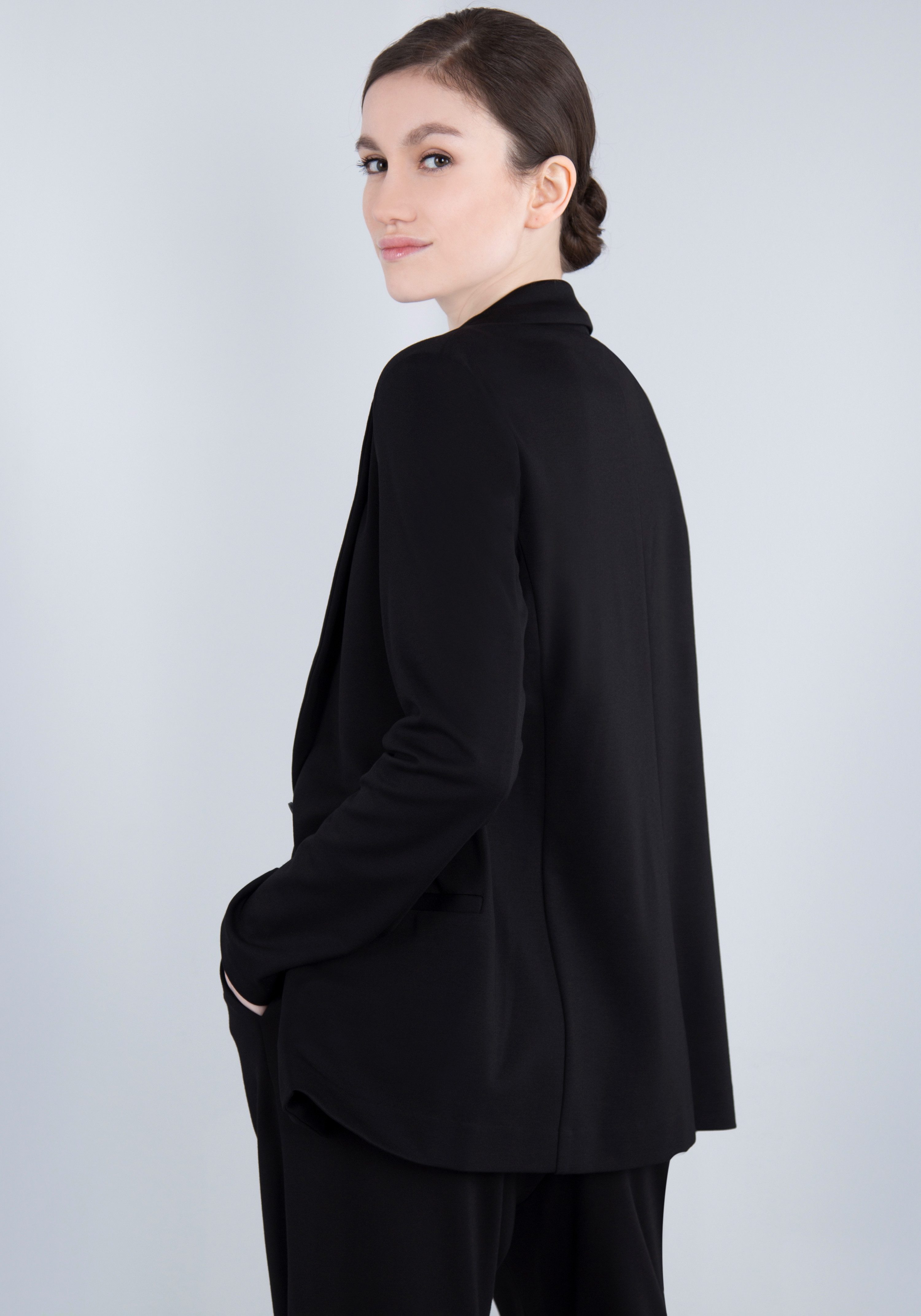 IMPERIAL Lange blazer met stretch