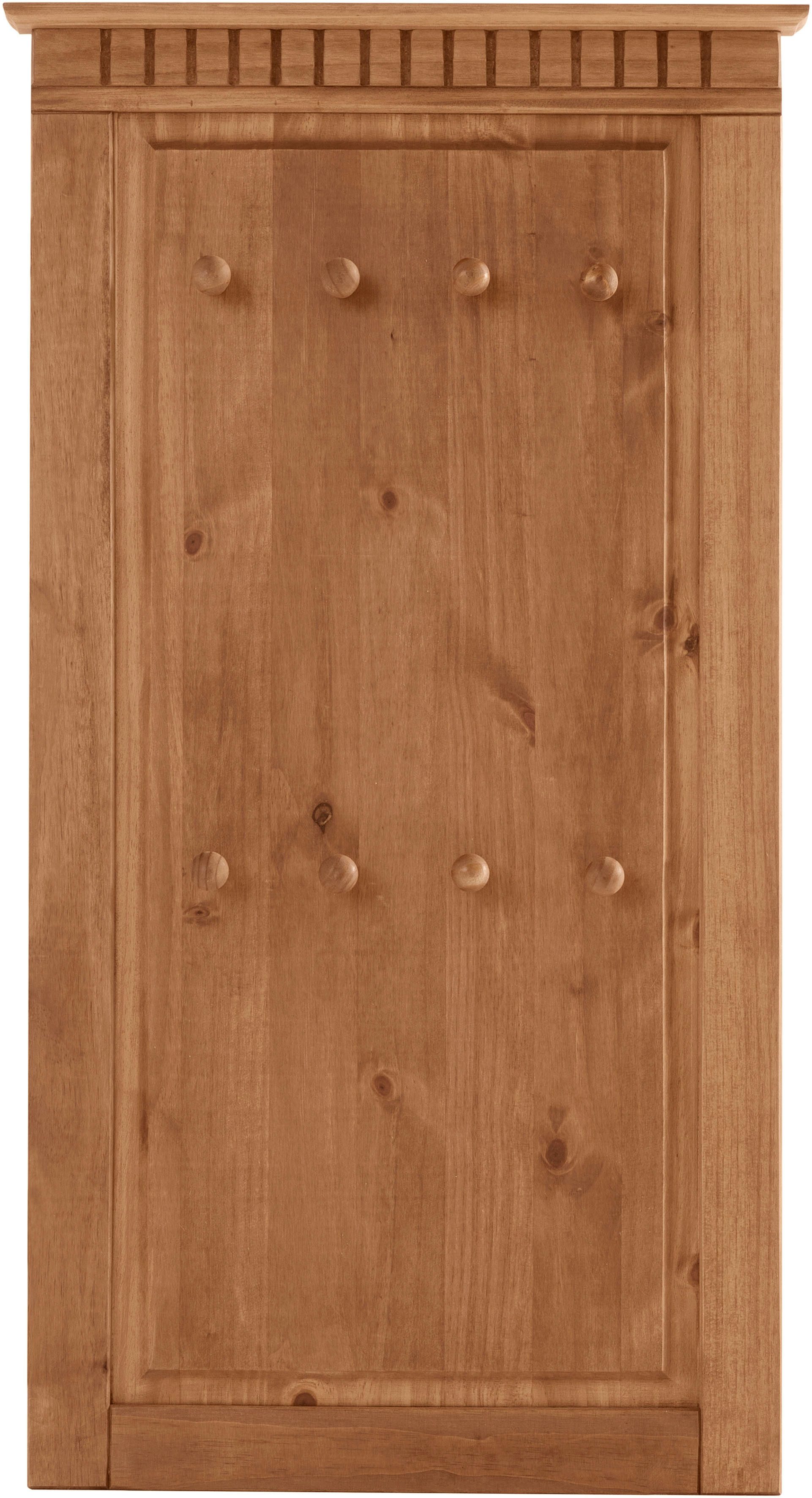 Home affaire Kapstokpaneel Lisa van massief grenenhout, hoogte 110 cm, breedte 60 cm