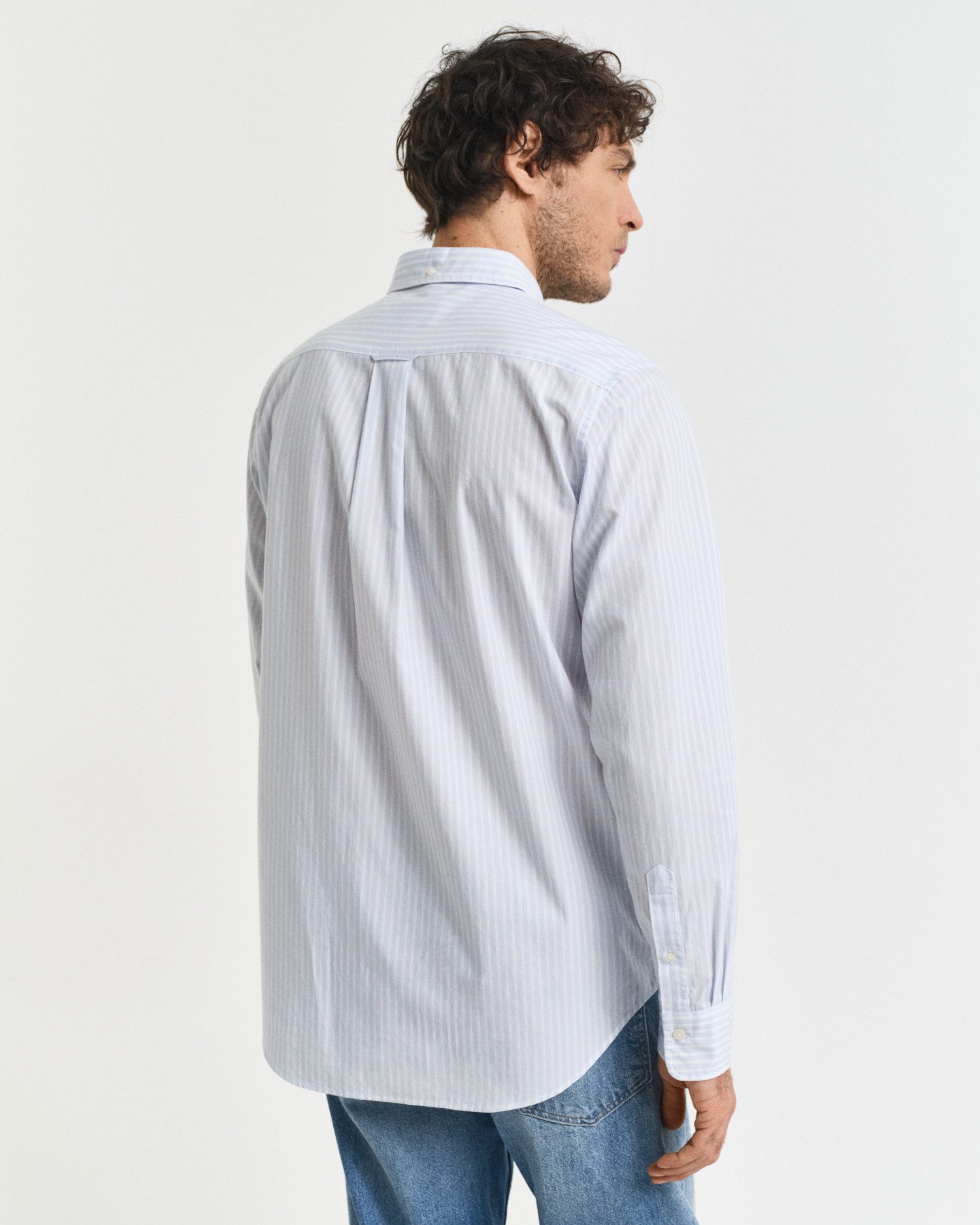 Gant Overhemd met lange mouwen REG POPLIN STRIPE SHIRT