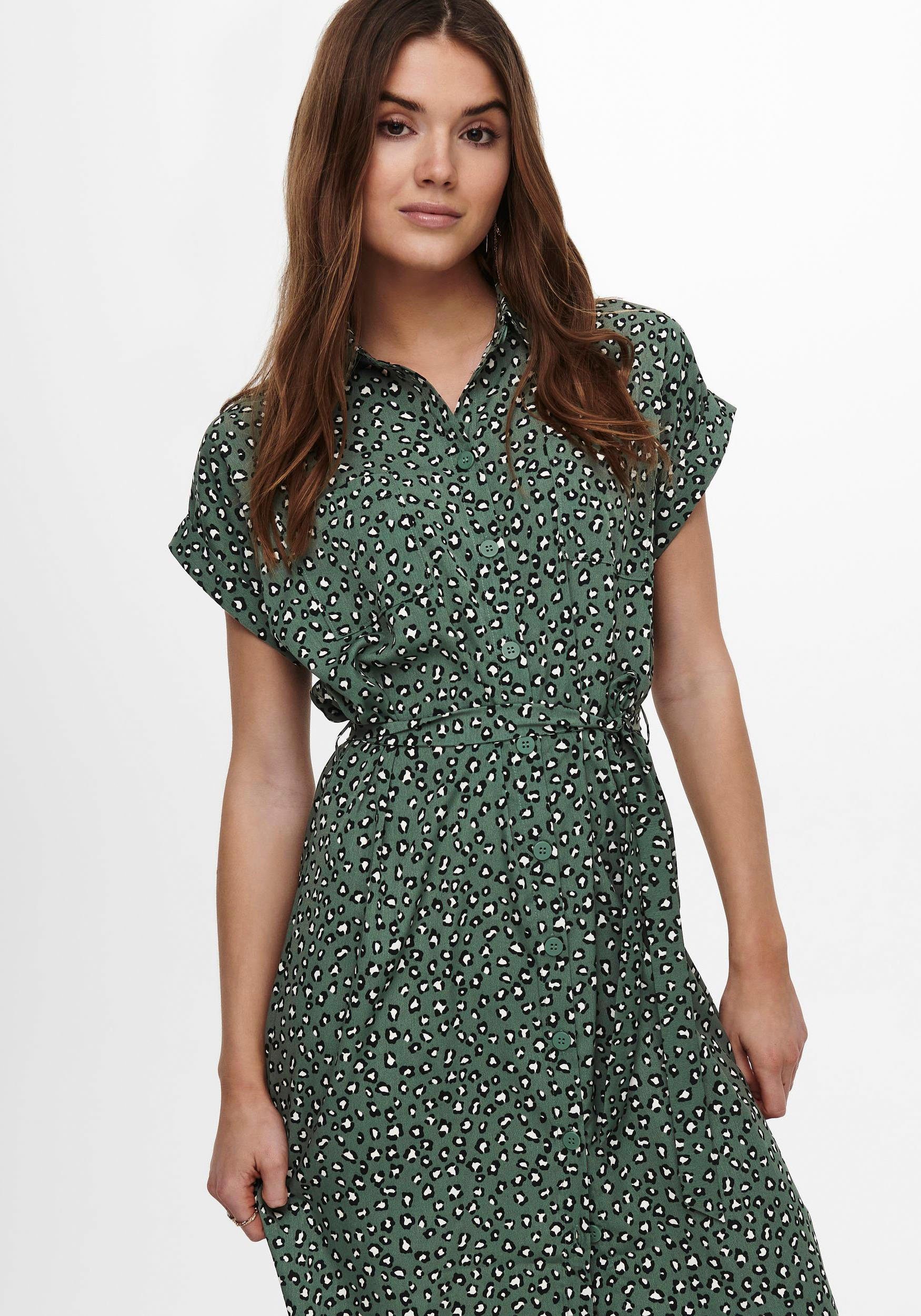 Only Jurk met overhemdkraag ONLHANNOVER S/S SHIRT DRESS NOOS WVN