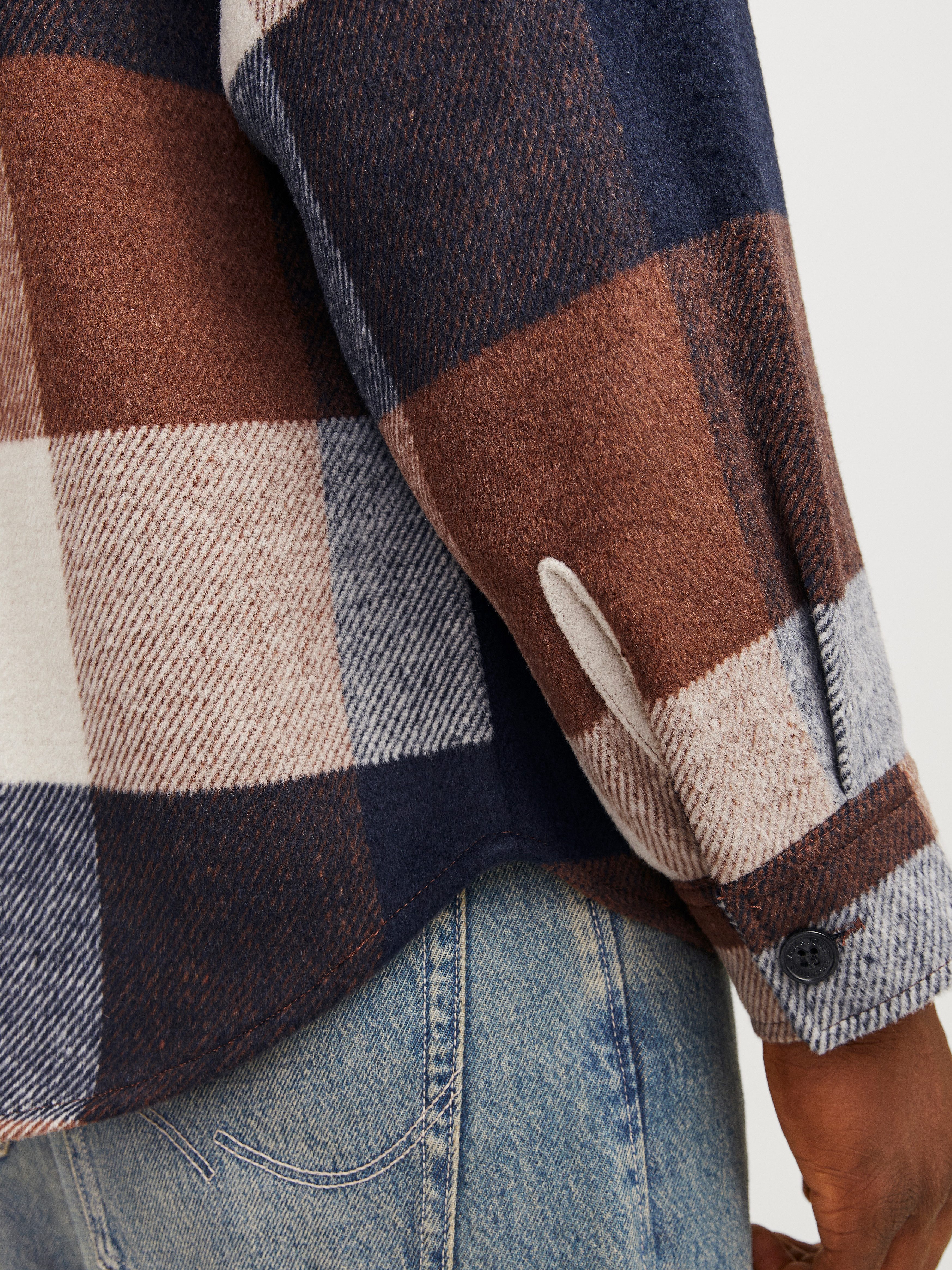 Jack & Jones Overhemd met lange mouwen JJEBRADLEY OLLIE OVERSHIRT LS NOOS