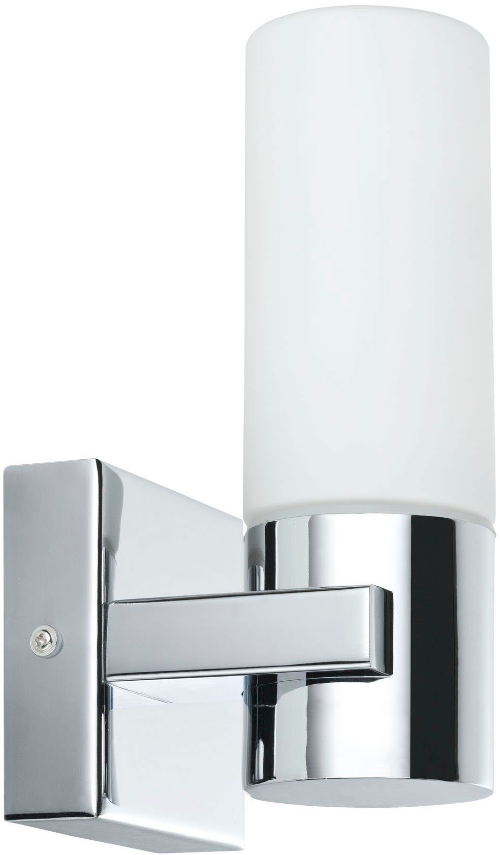Paulmann Led-wandlamp Gemini IP44 20W 2-pack Chroom, Satin, Metaal, Glas E14, Gemini IP44 20W 2-pack chroom, satijn, metaal, glas (2 stuks)